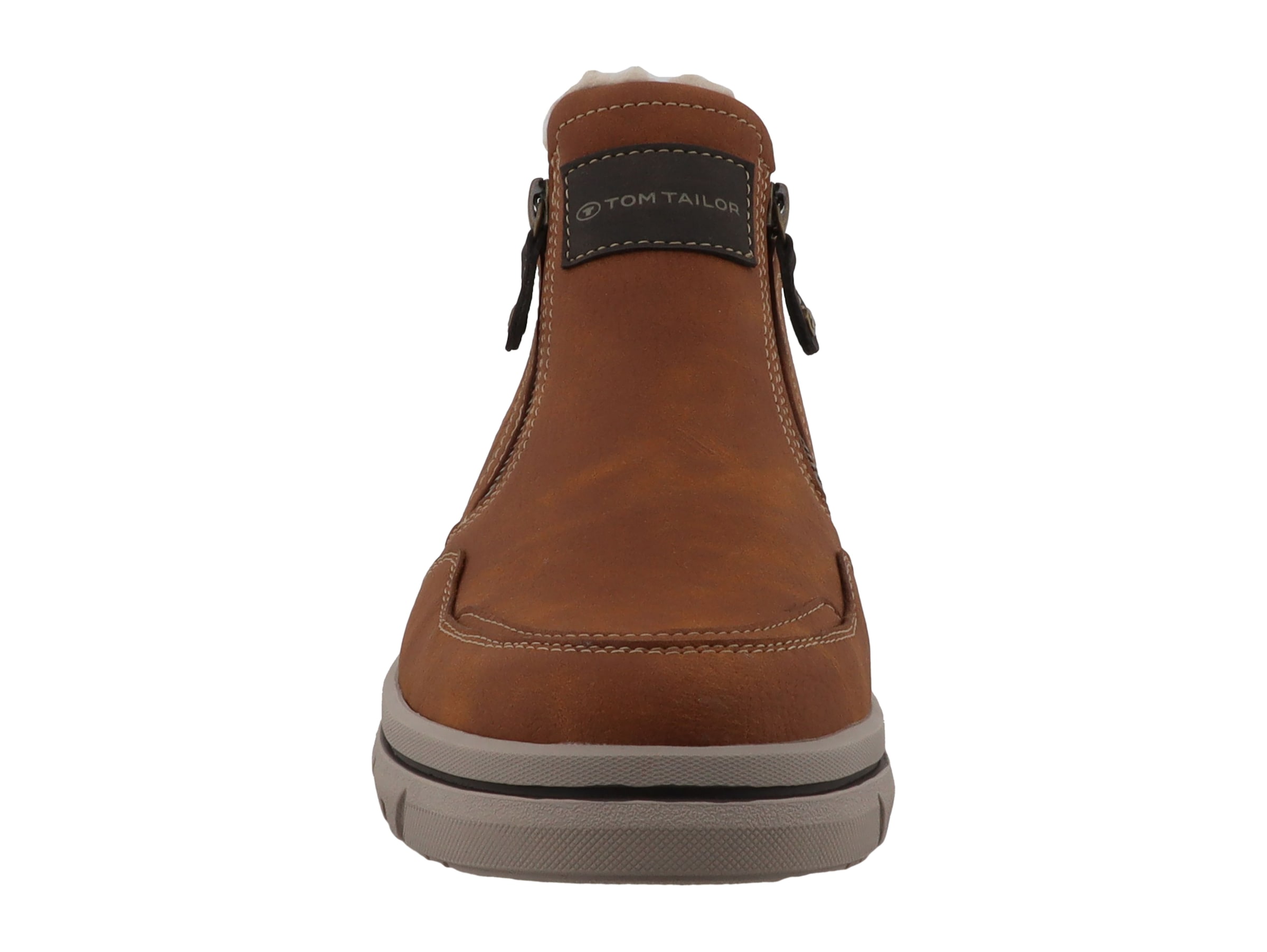 TOM TAILOR 1100000002199  Reißverschlussboots mit Kontrastbesätzen und Kontrastnähten