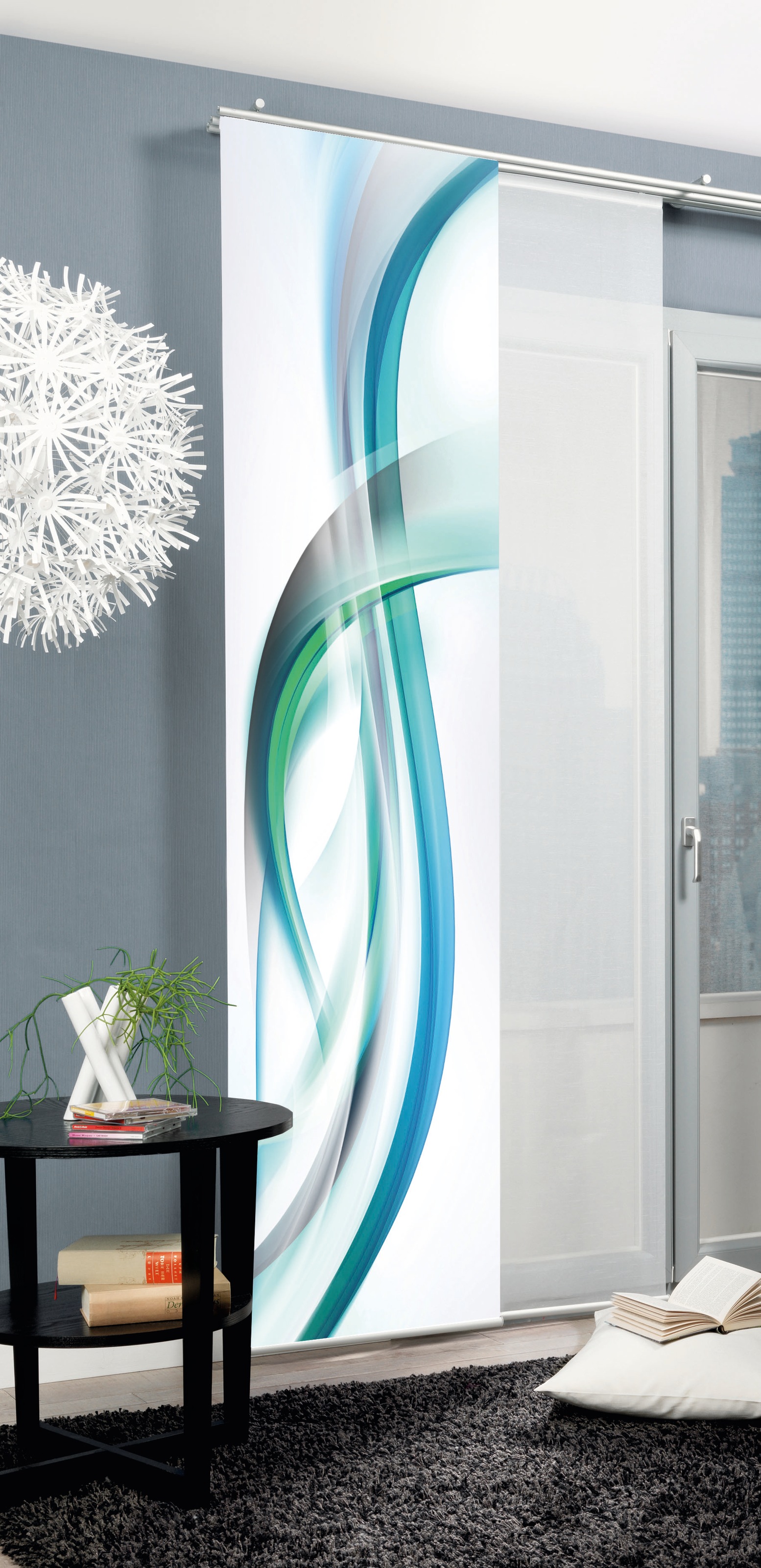 HOME WOHNIDEEN Schiebegardine "FALA" Paneelwagen 1 Stk. tlg. Schiebevorhang günstig online kaufen