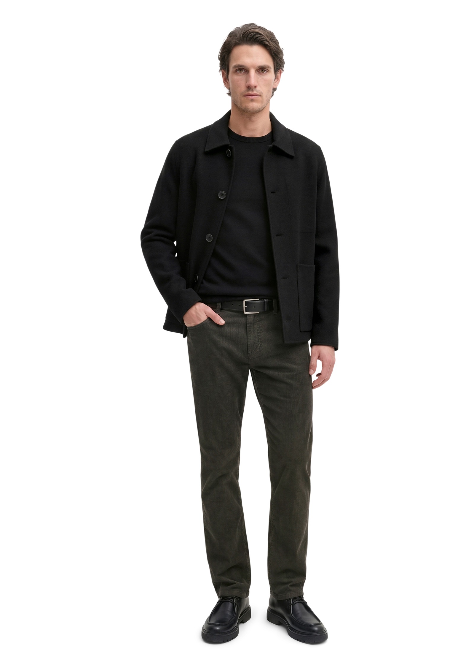 Marc O'Polo Wolljacke regular aus weichem Double Face Wool Blend