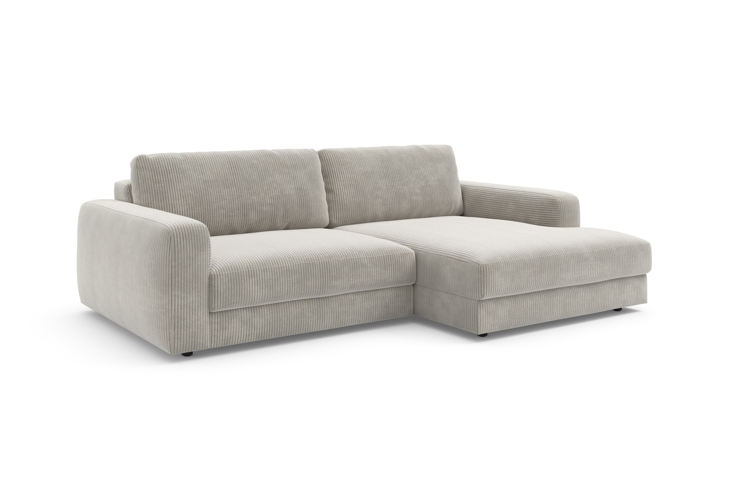 TRENDMANUFAKTUR Ecksofa »Bourbon, Designsofa mit tollem Sitzkomfort, L-Form,«, extra tiefe Sitzfläche, wahlweise mit Sitztiefenverstellung