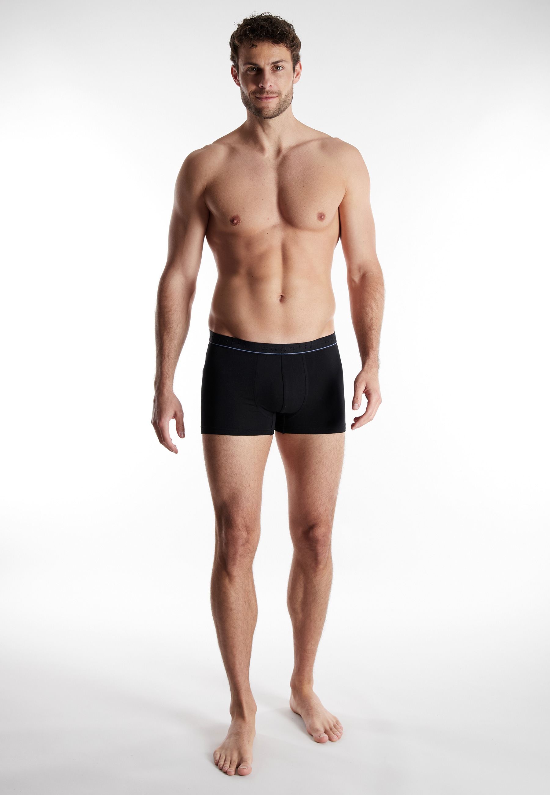 bugatti Boxer "Rom" 2er Pack, weich, basic, eng, atmungsaktiv, breiter Bund günstig online kaufen