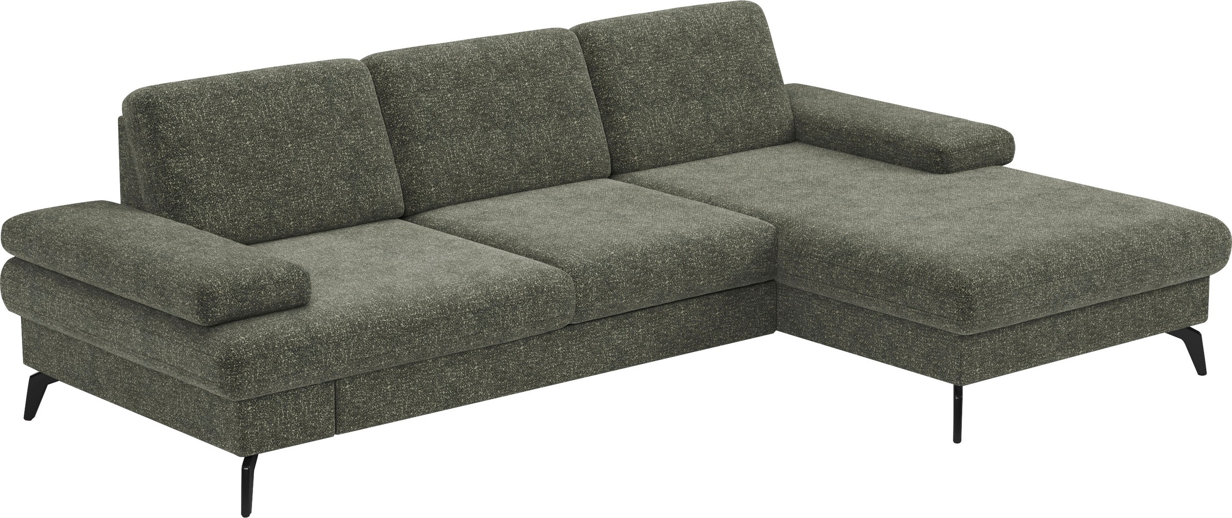 sit&more Ecksofa »Morris L-Form, inkl. Sitztiefenverstellung«, wahlweise mit Armteilverstellung, Bettfunktion & Bettkasten