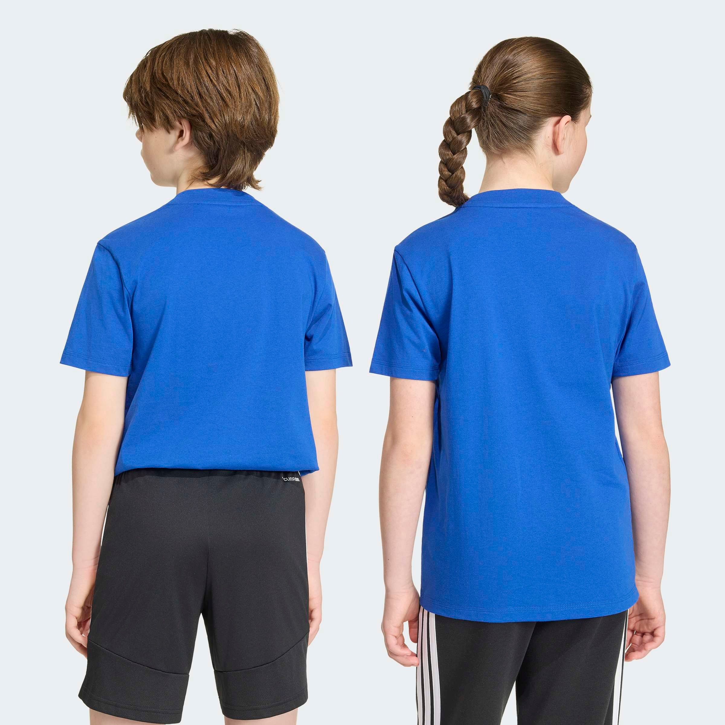 adidas Sportswear T-Shirt »J LIN TEE 160« für Kinder, mit Rundhalsausschnitt, ohne Verschluss, aus Baumwolle
