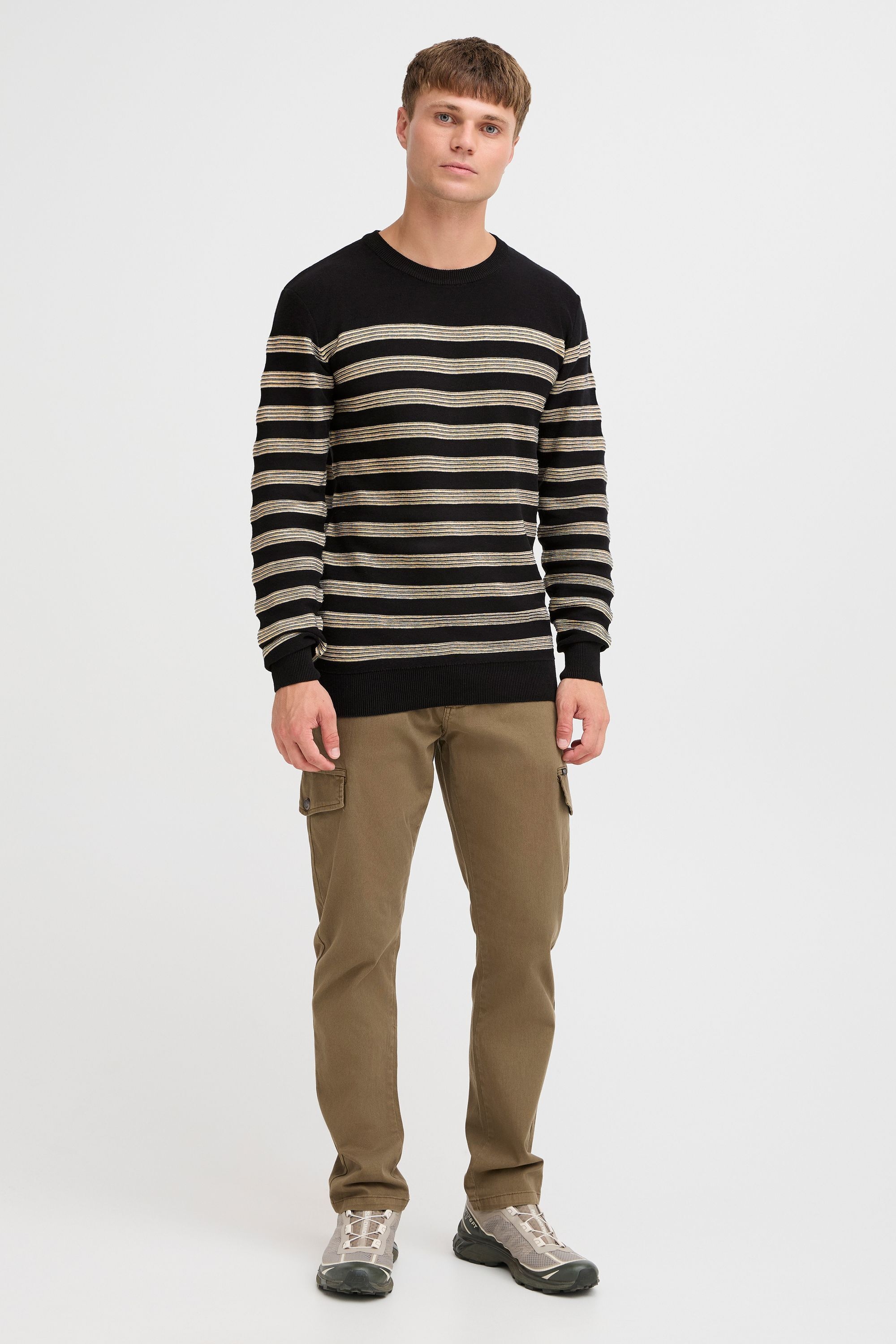 Indicode Strickfleece-Pullover »Strickpullover IDPanloop«