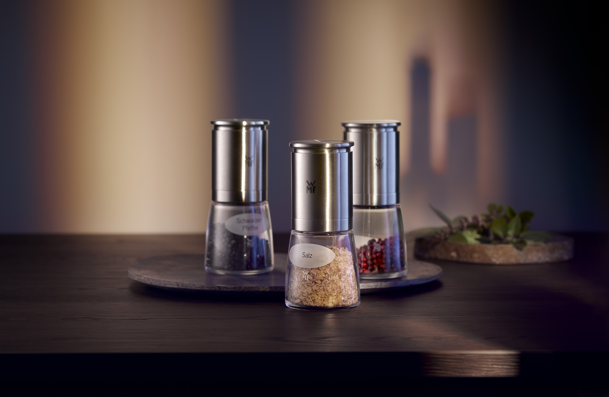 WMF Gewürzmühle "De Luxe" Keramikmahlwerk, stufenlos einstellbare Mahlstärk günstig online kaufen