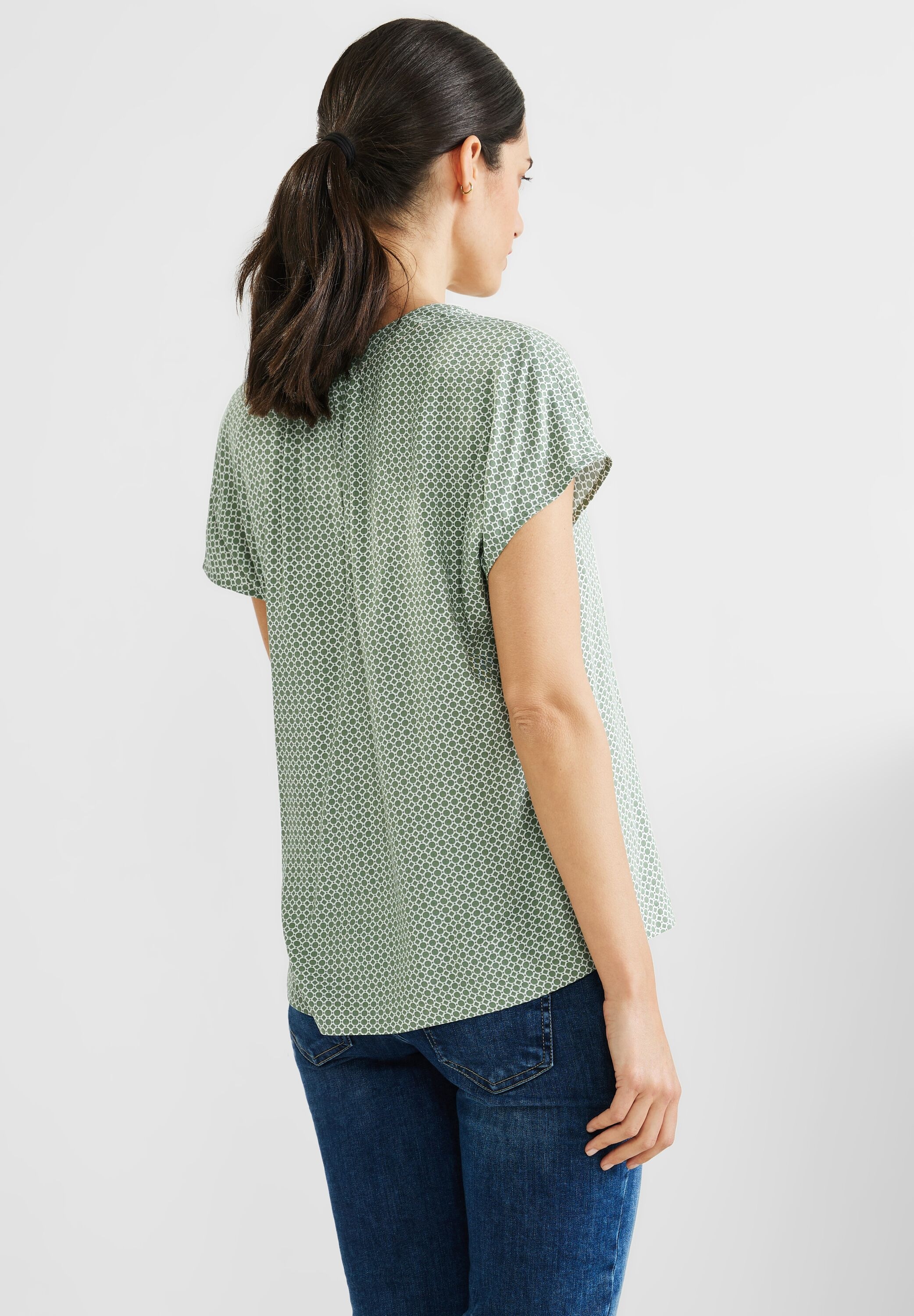 STREET ONE Blusentop, mit allover Print