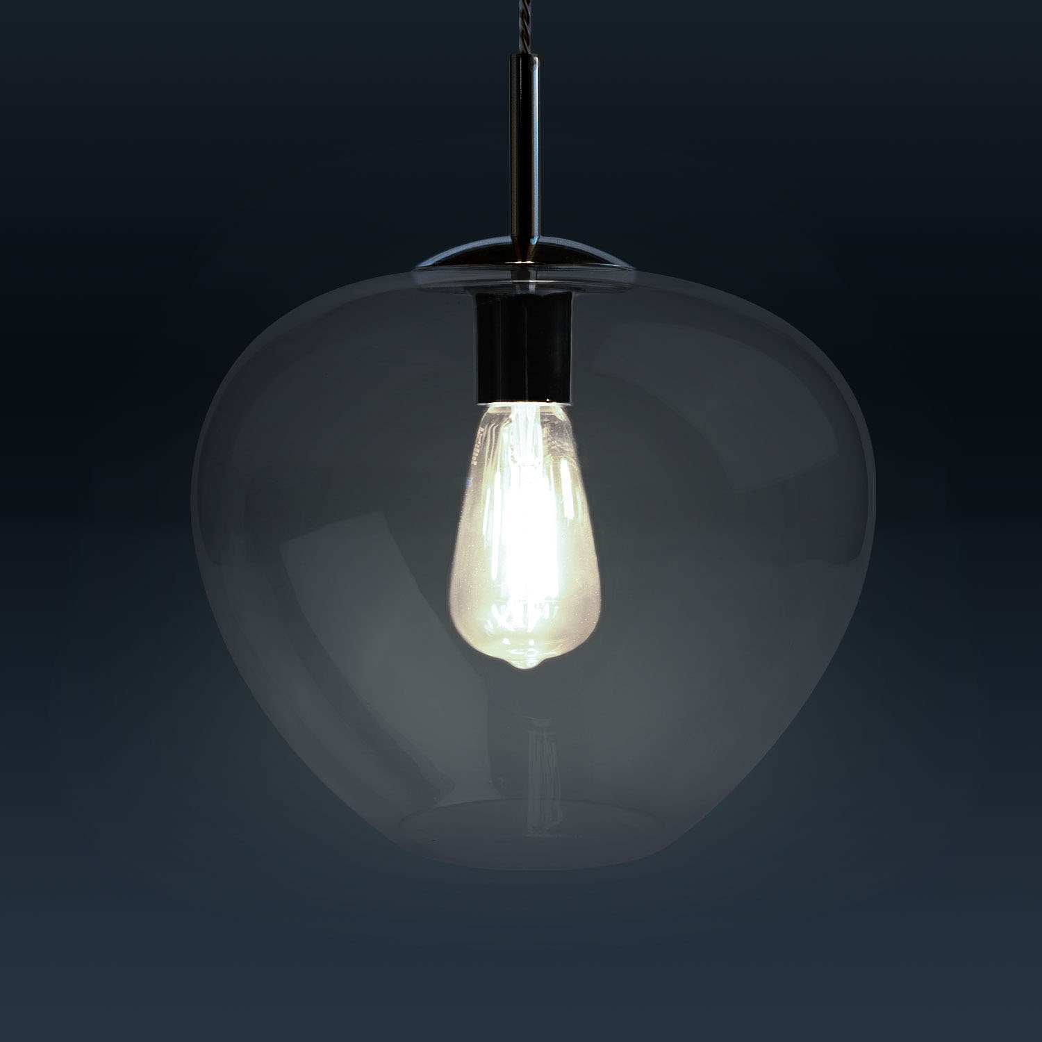 Deckenlampe Pendelleuchte E27 LED flammig-flammig, Höhenverstellbar Home 1 Paco | »Stela«, Glas BAUR Wohnzimmer Schlafzimmer