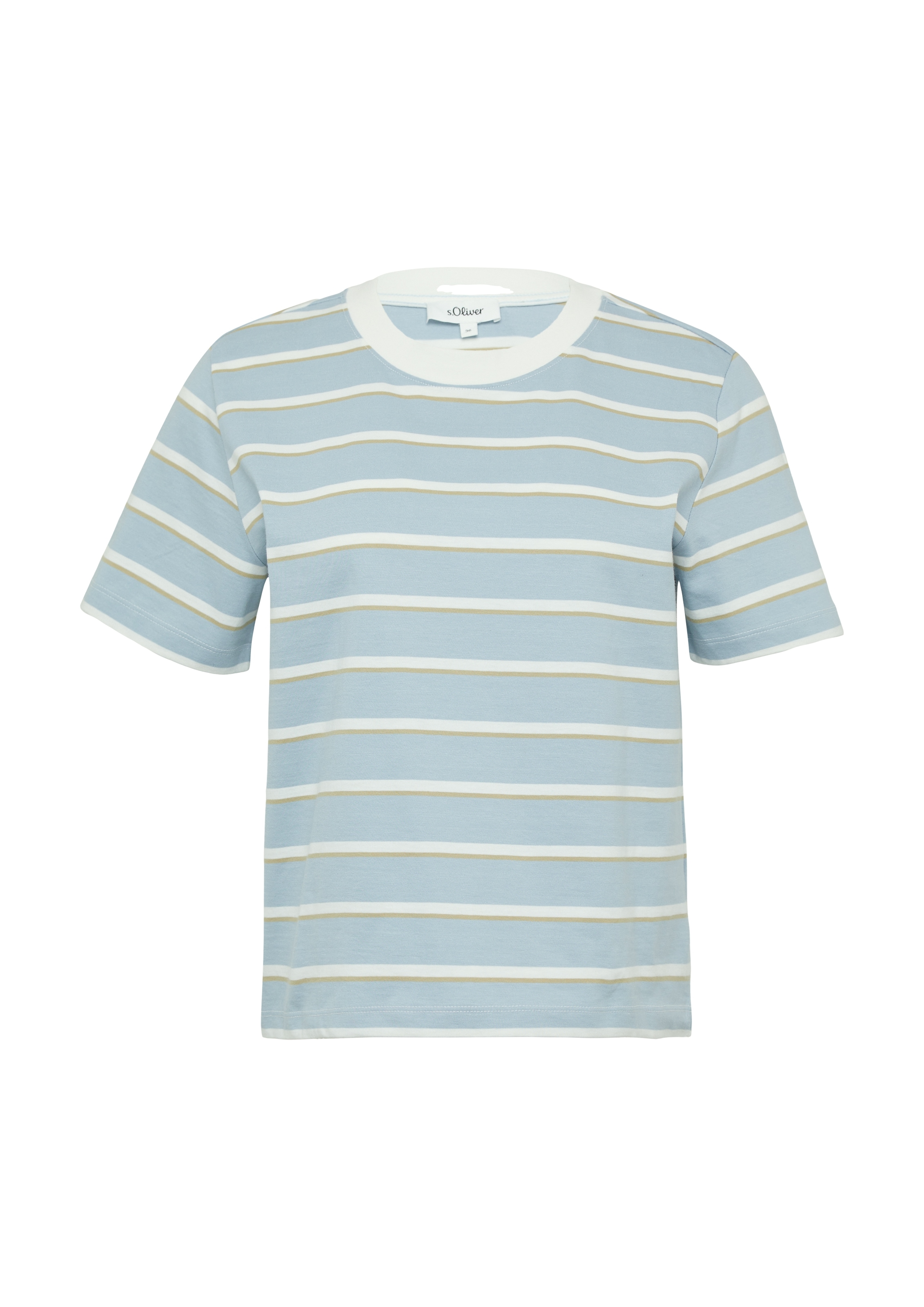 s.Oliver T-Shirt, mit Streifen Muster günstig online kaufen