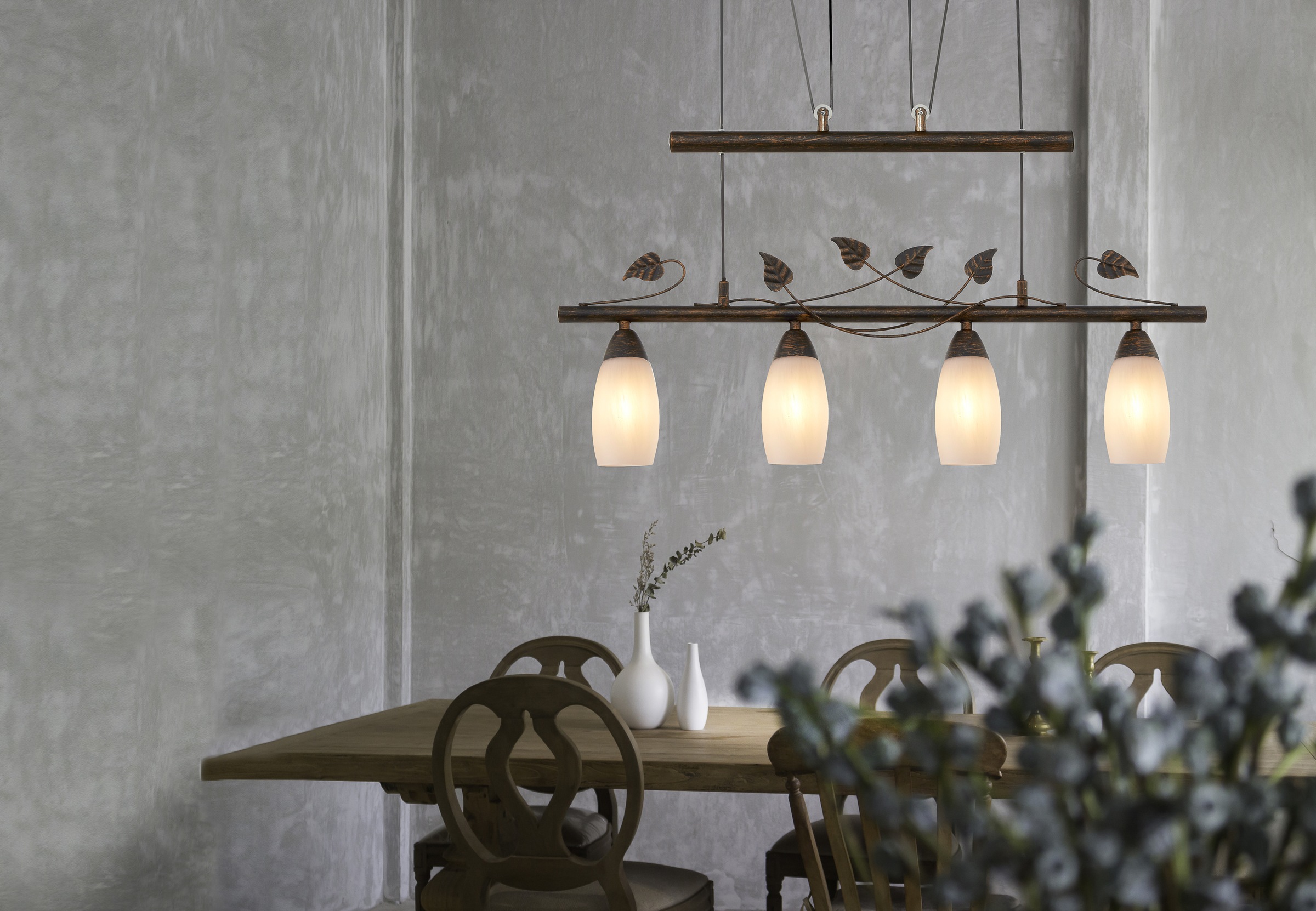 NOWA Hängeleuchte »VENEZIA« E14 1 Stk. Hängelampe Esszimmer-Leuchte Esstischleuchte Wohnzimmer