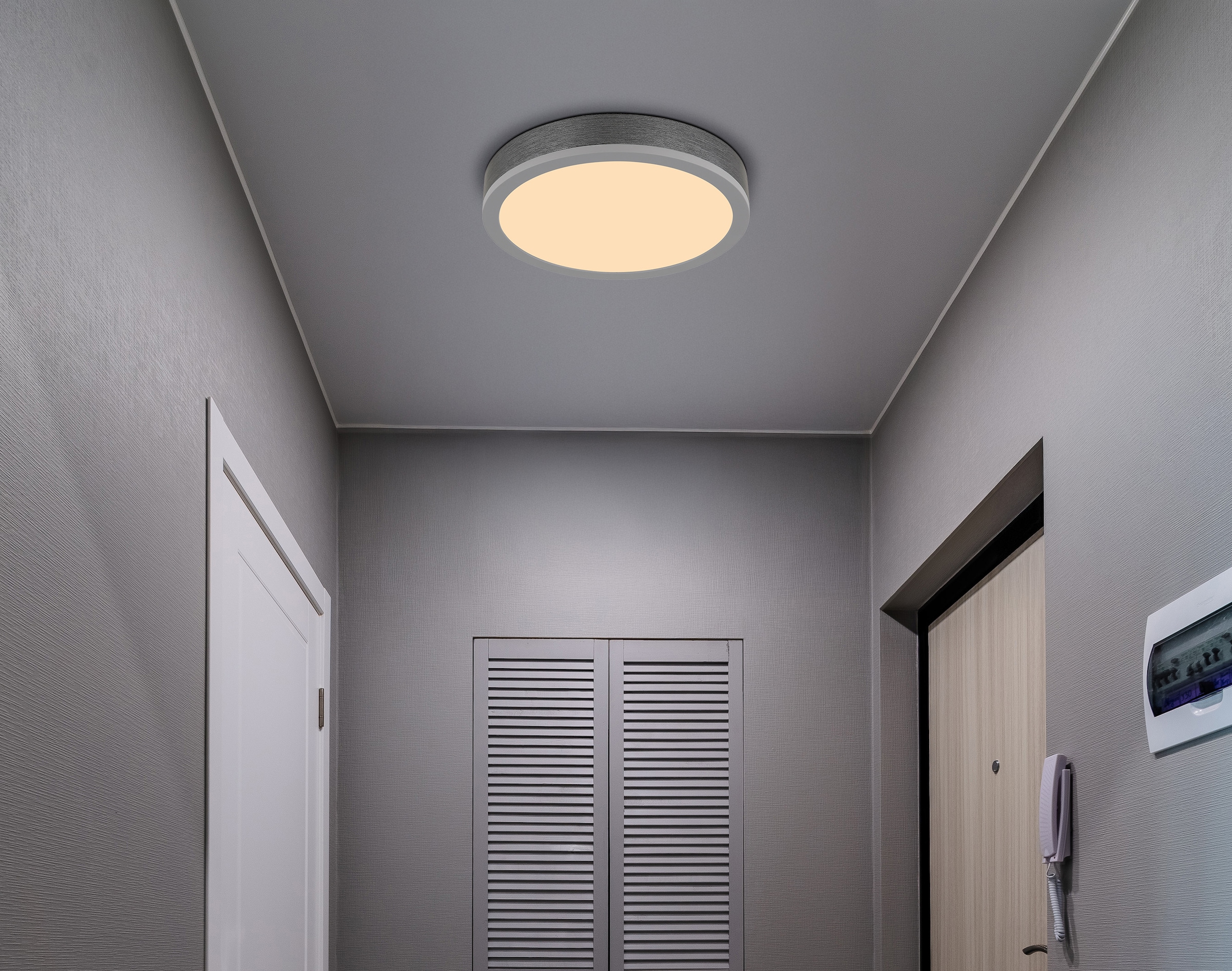 GLOBO LIGHTING Deckenleuchte »DORO« LED-Modul 1 Stk. Warmweiß Deckenlampe Wohnzimmer-Leuchte Schlafzimmer-Leuchte Flur Küche