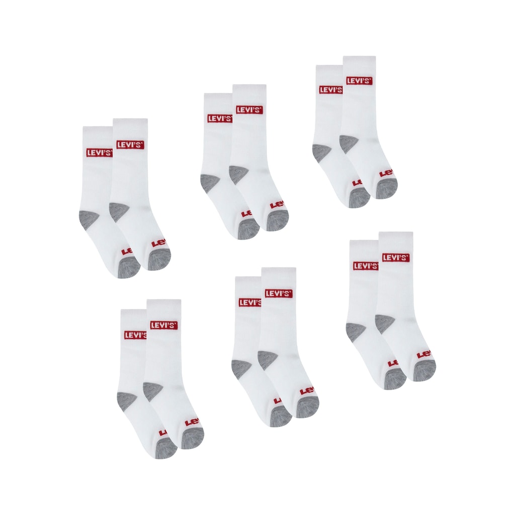 Levi's® Kids Socken »LHN BOX TAB HIGH CUT 6PK«, (6 Paar)