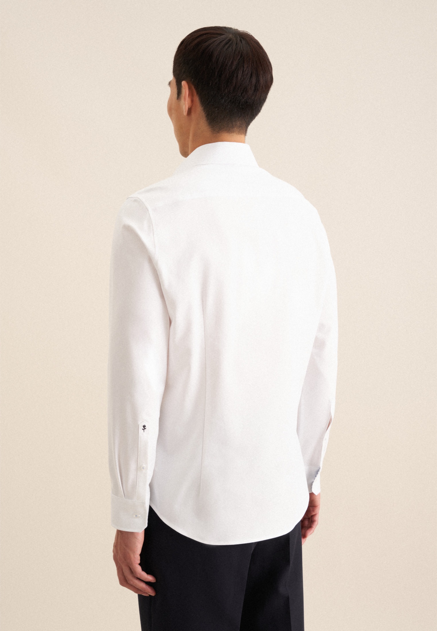 seidensticker Businesshemd "Slim", Slim Langarm Kentkragen Uni günstig online kaufen
