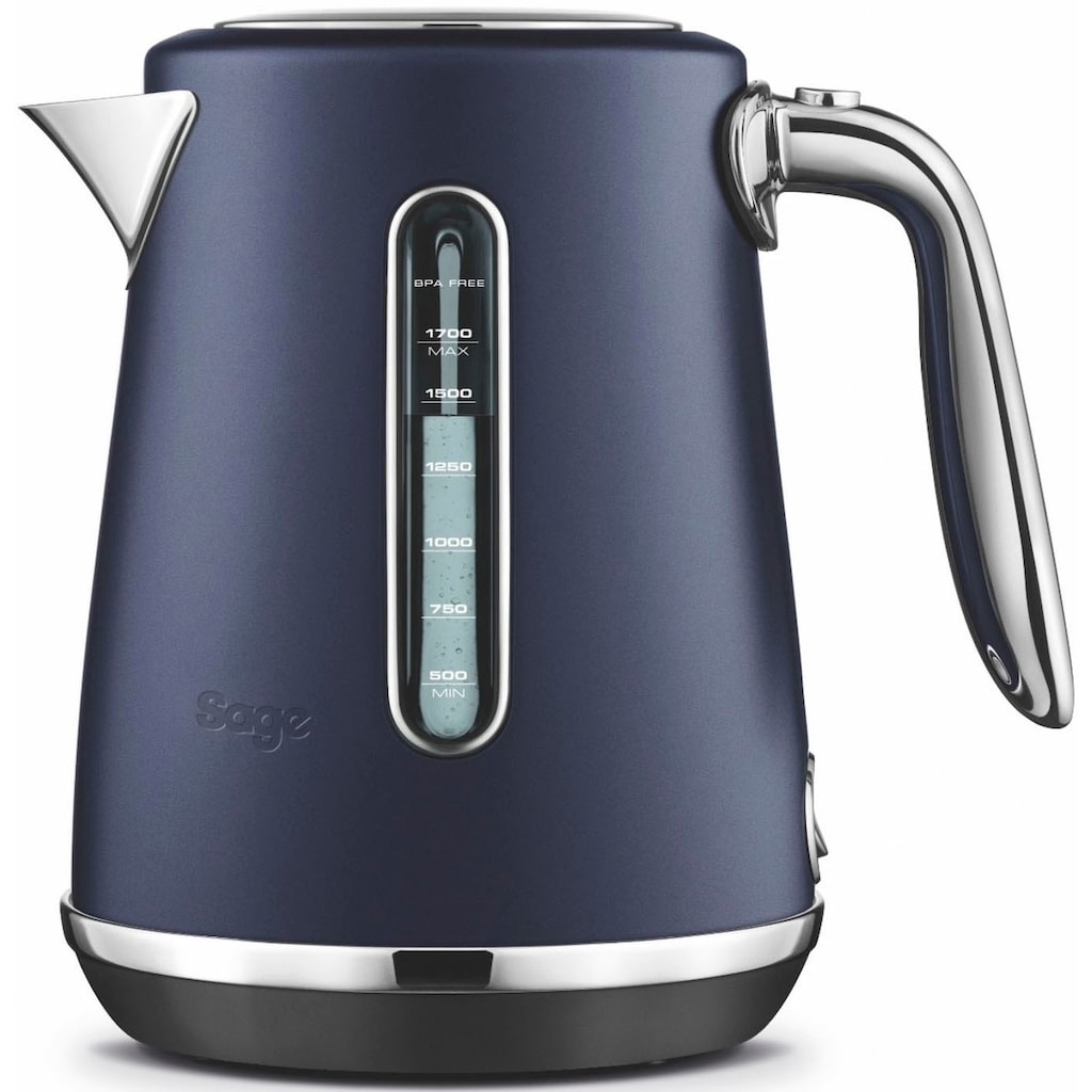 Sage Wasserkocher »the Soft Top Luxe, SKE735DBL, Damson Blue«, 1,7 l, 3000 W