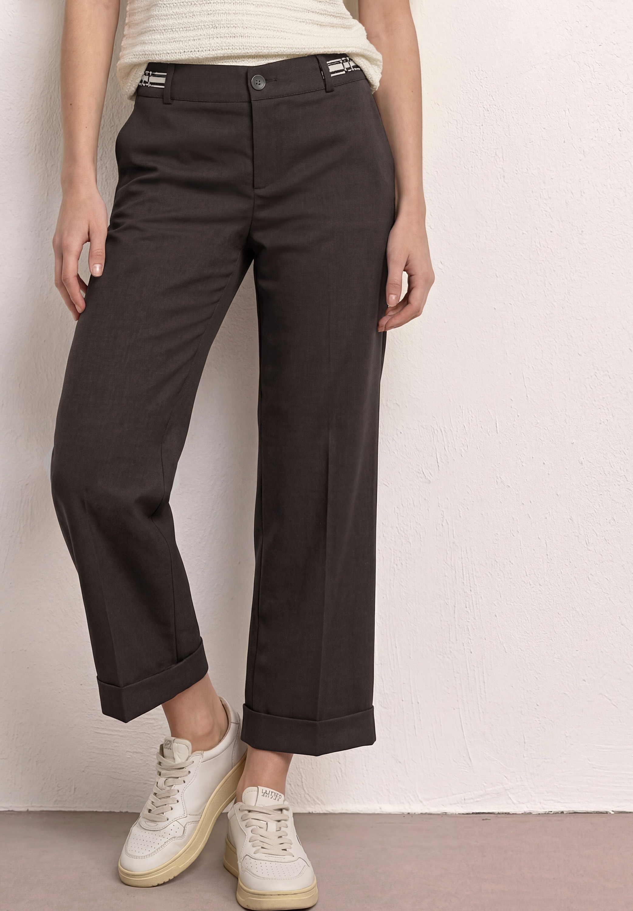 STREET ONE Stoffhose Middle Waist günstig online kaufen