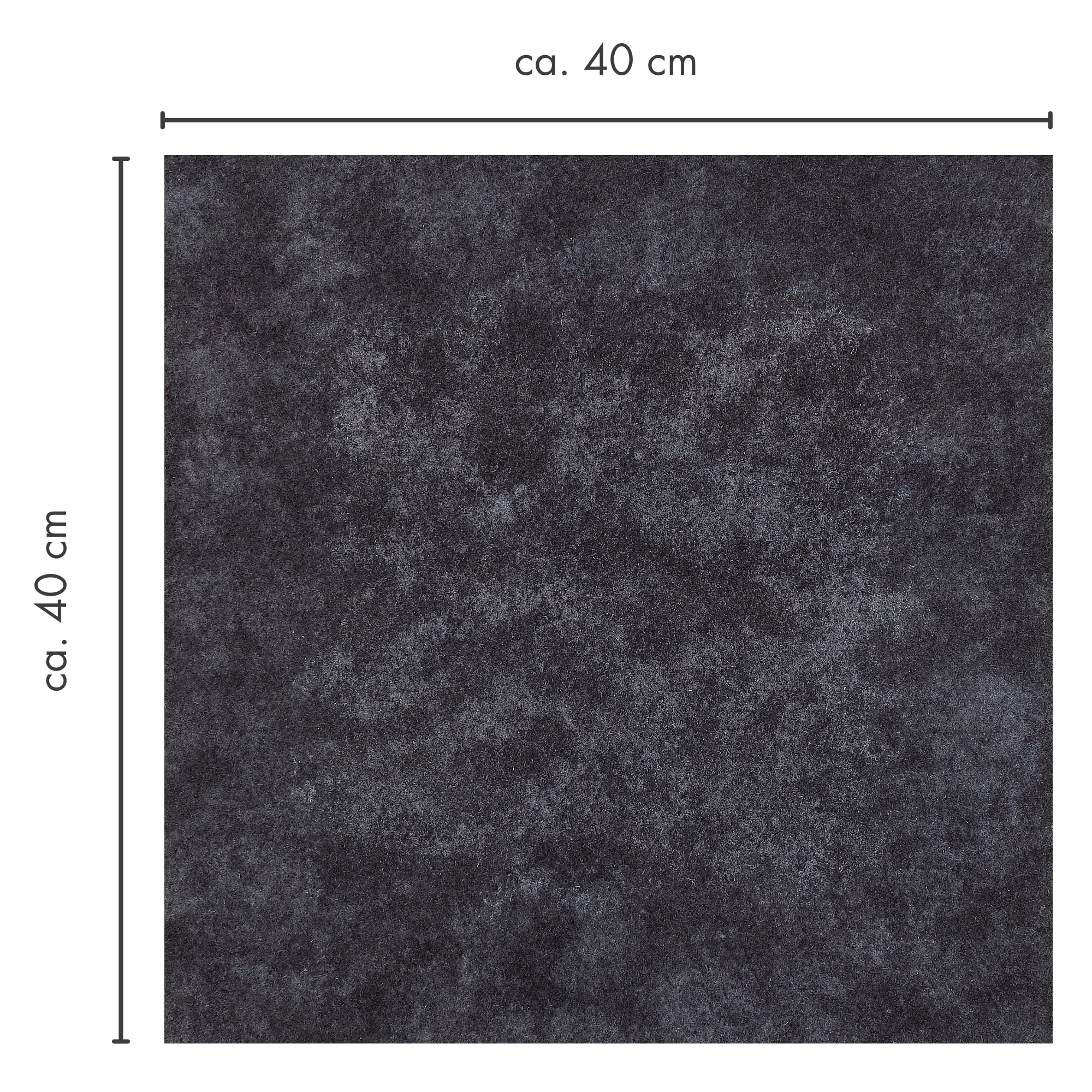 Andiamo Teppichfliese »Colmar Nadelfilz«, quadratisch, 4 mm Höhe, 40x40 cm, selbstklebend, robust & strapazierfähig, 25 Stück (4 qm)