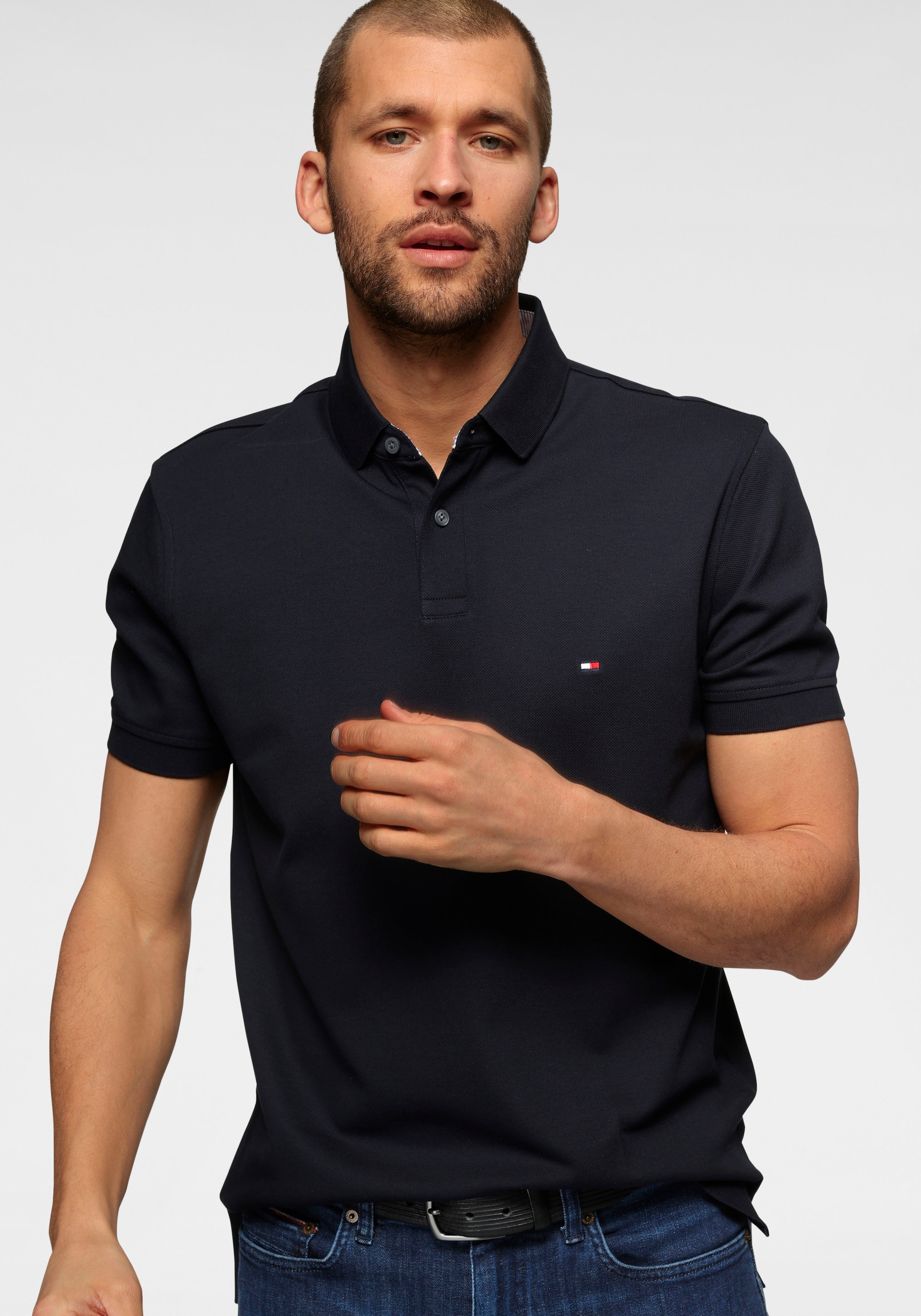 Tommy Hilfiger "1985 REGULAR POLO" aus hochwertiger Baumwoll-Piqué-Qualität günstig online kaufen