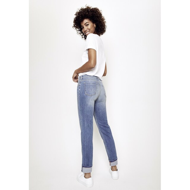 FIVE FELLAS Straight-Jeans »MAGGY«, nachhaltig, Italien, Stretch, magic  shape online bestellen | BAUR