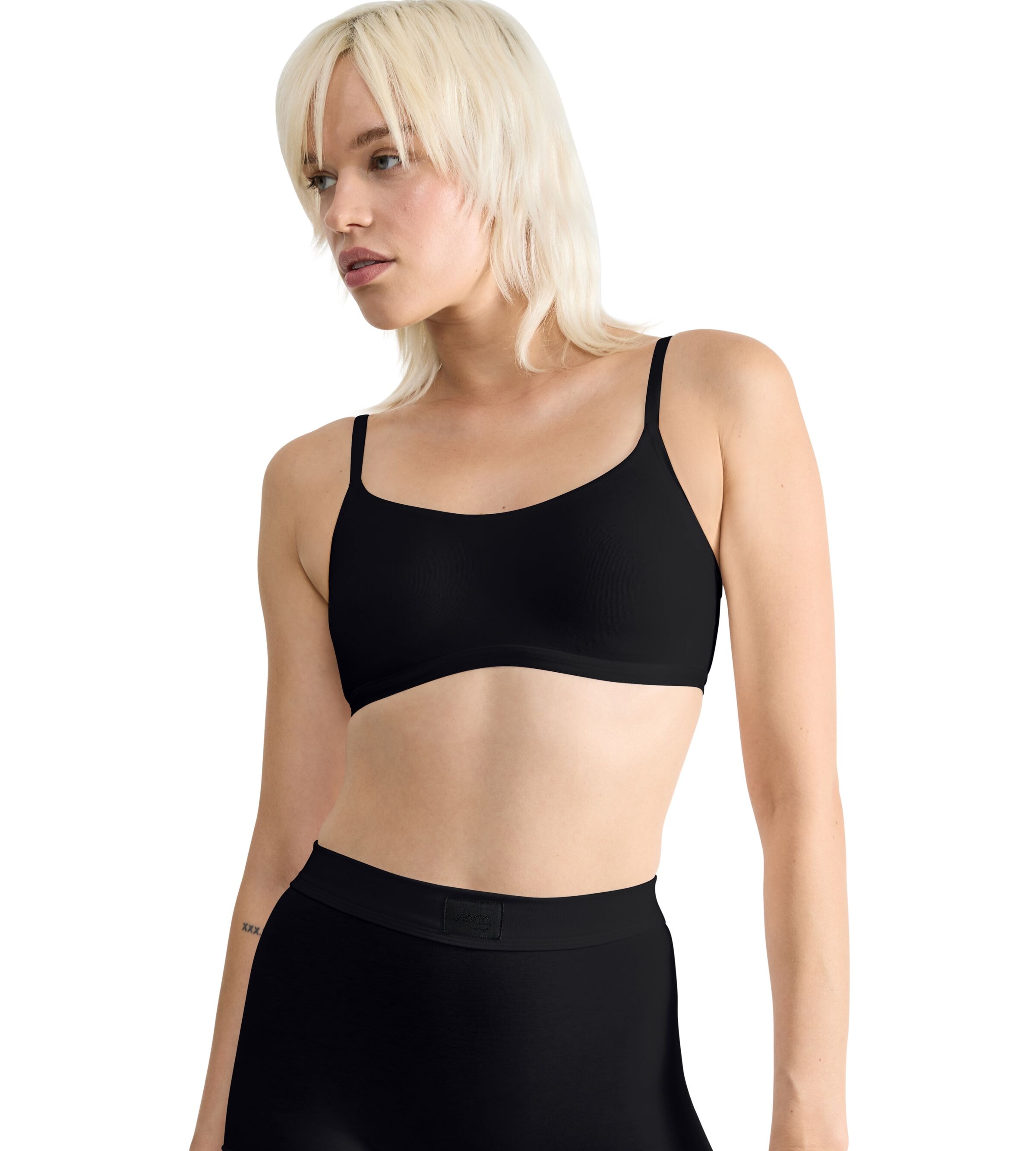 sloggi Bustier "GO Daily Cotton Top", Glanz-Effekt Details, glattes, flache günstig online kaufen