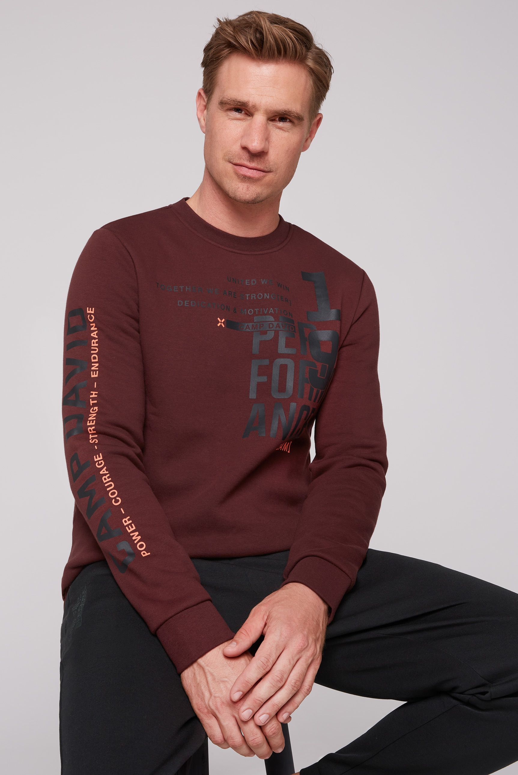 CAMP DAVID Sweater, mit Baumwolle günstig online kaufen