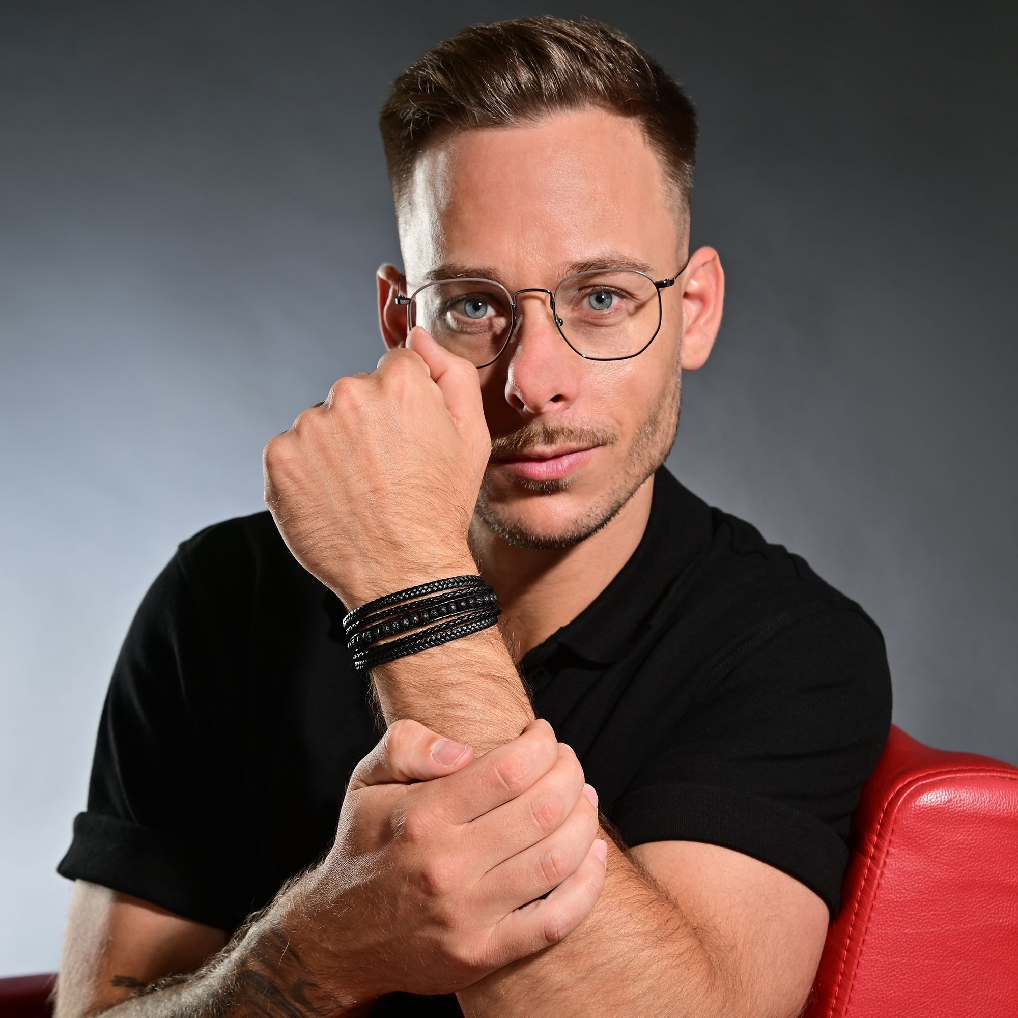 Adelia´s Armband »Herren Armband – Lederarmband aus Leder 19 cm« Zum Verschenken an Menschen, die Ihnen am Herzen liegen