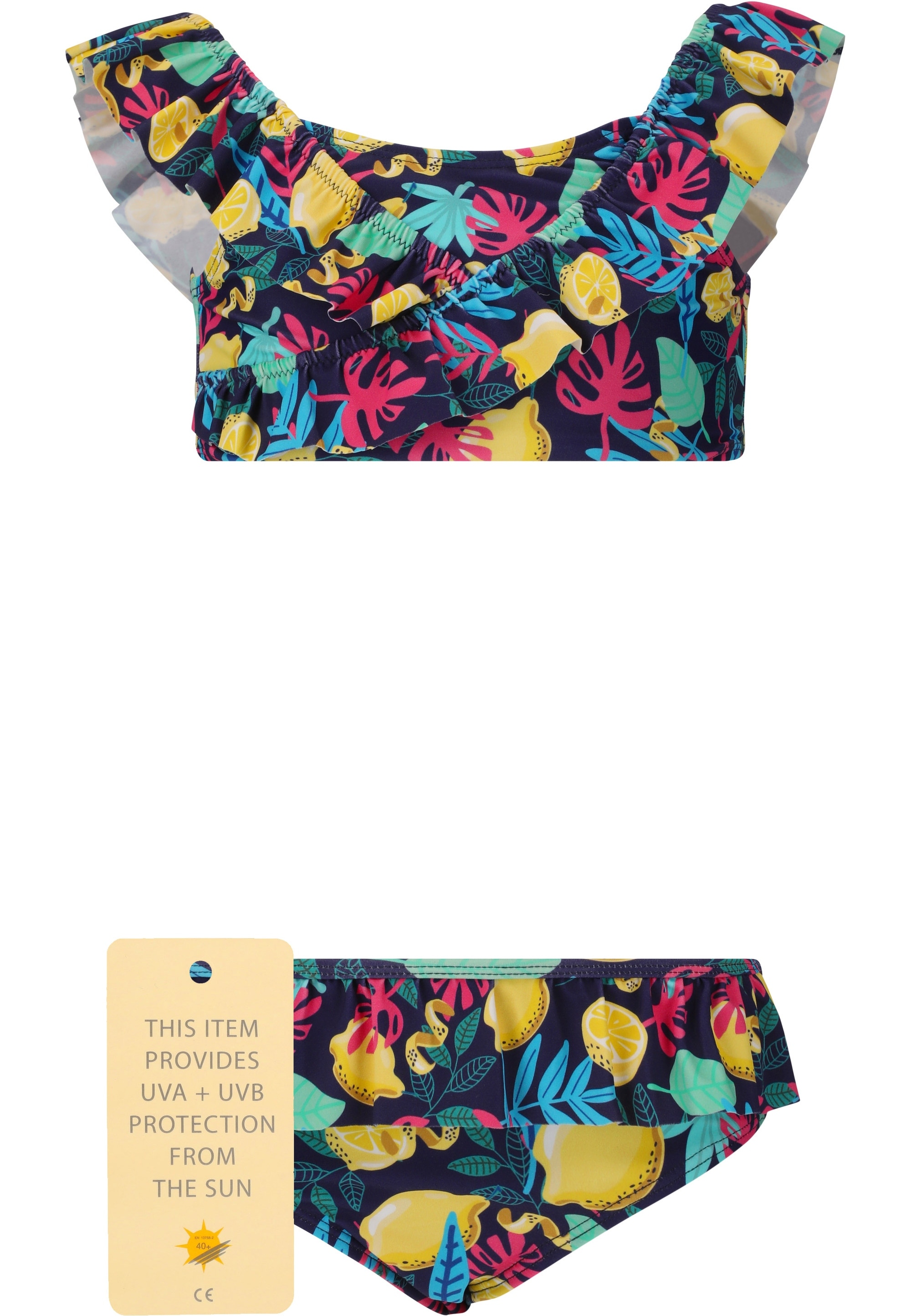 ZIGZAG Balconette-Bikini »Tropical« 1 Stk. mit stylischem Rüschendesign und Sonnenschutz