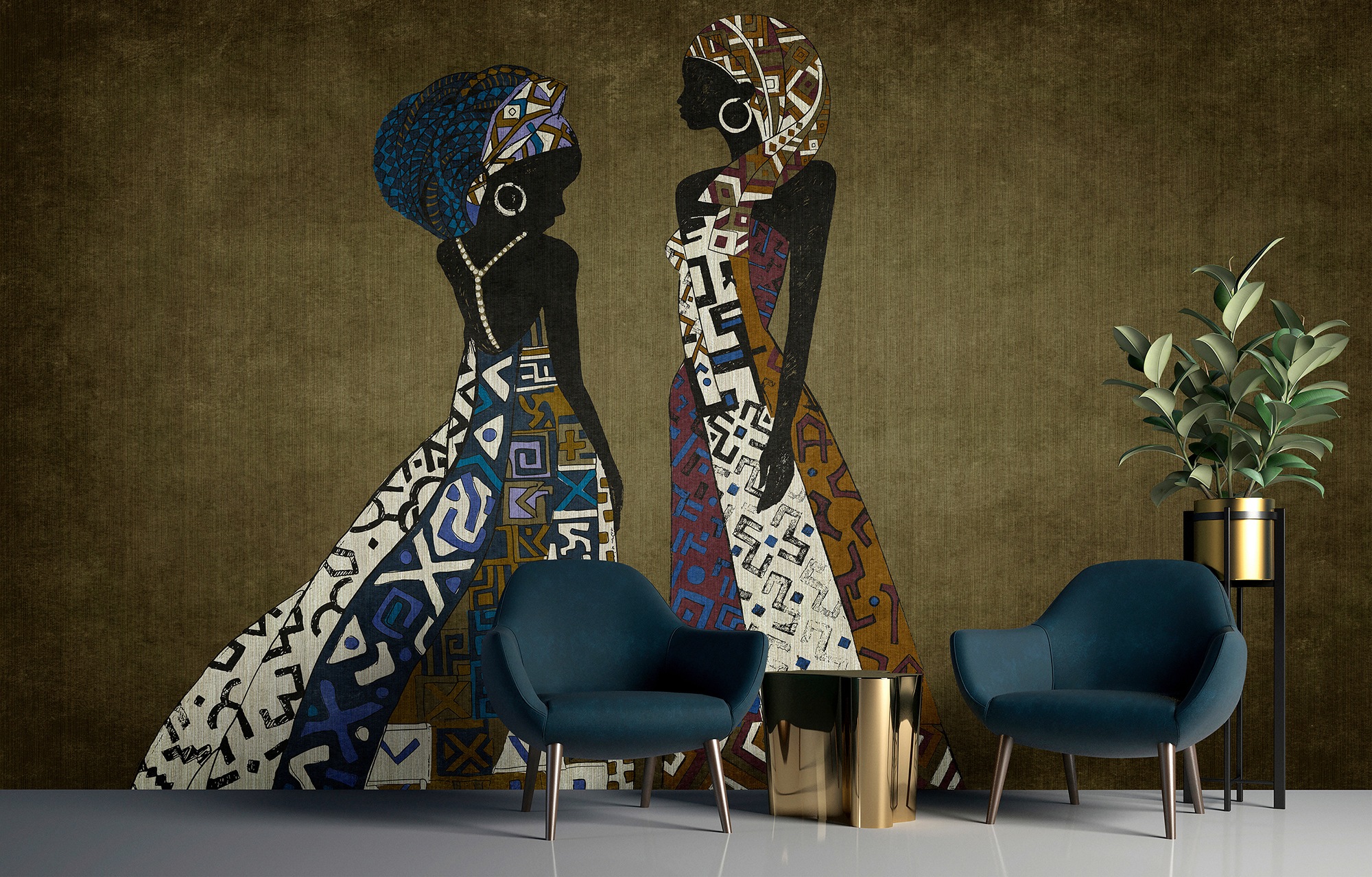 living walls Fototapete »Walls by Patel Nairobi«, Vlies, Wand