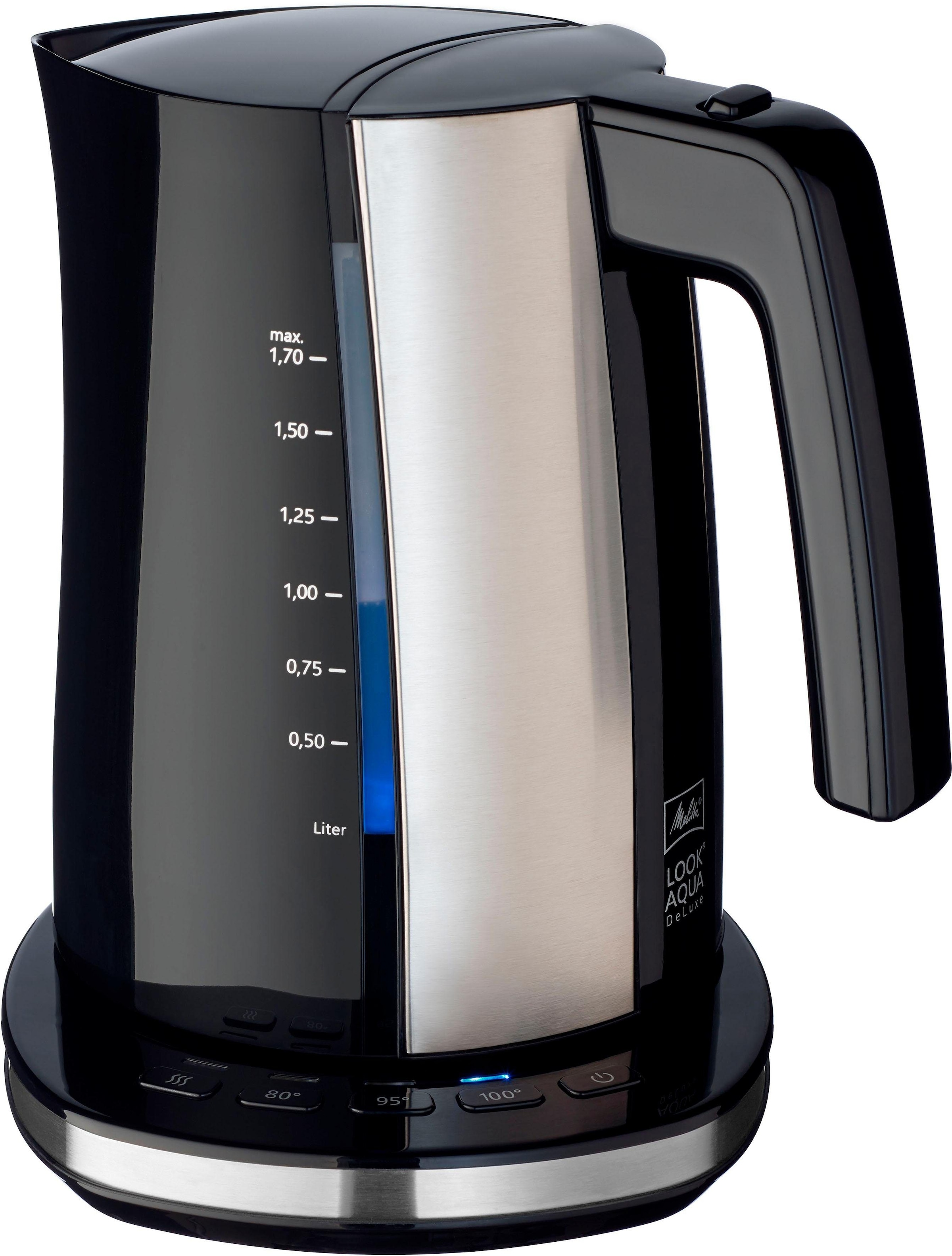 Melitta Wasserkocher »Look Aqua Deluxe 1026-04«, 1,7 l, 2400 W