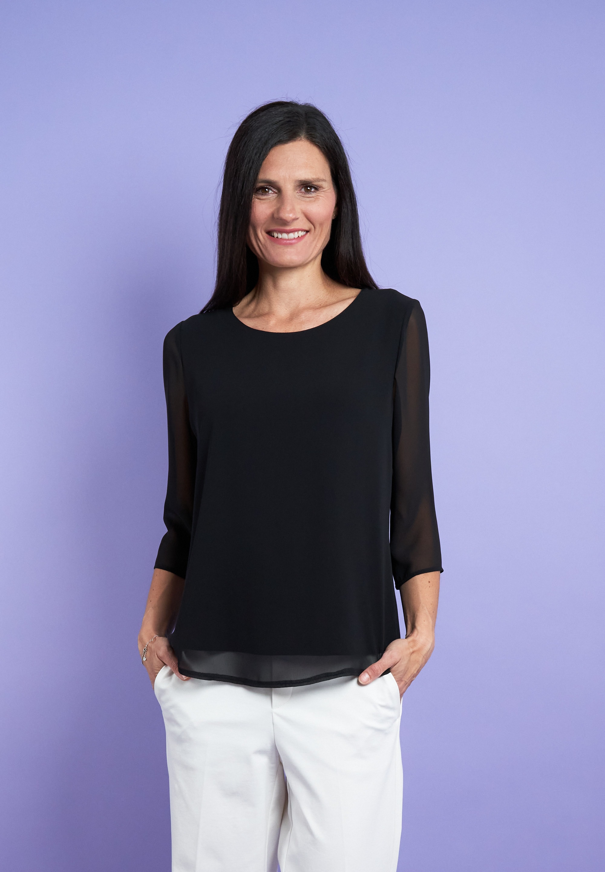 Seidel Moden Chiffonbluse, in eleganter 2 in 1 Optik - MADE IN GERMANY günstig online kaufen