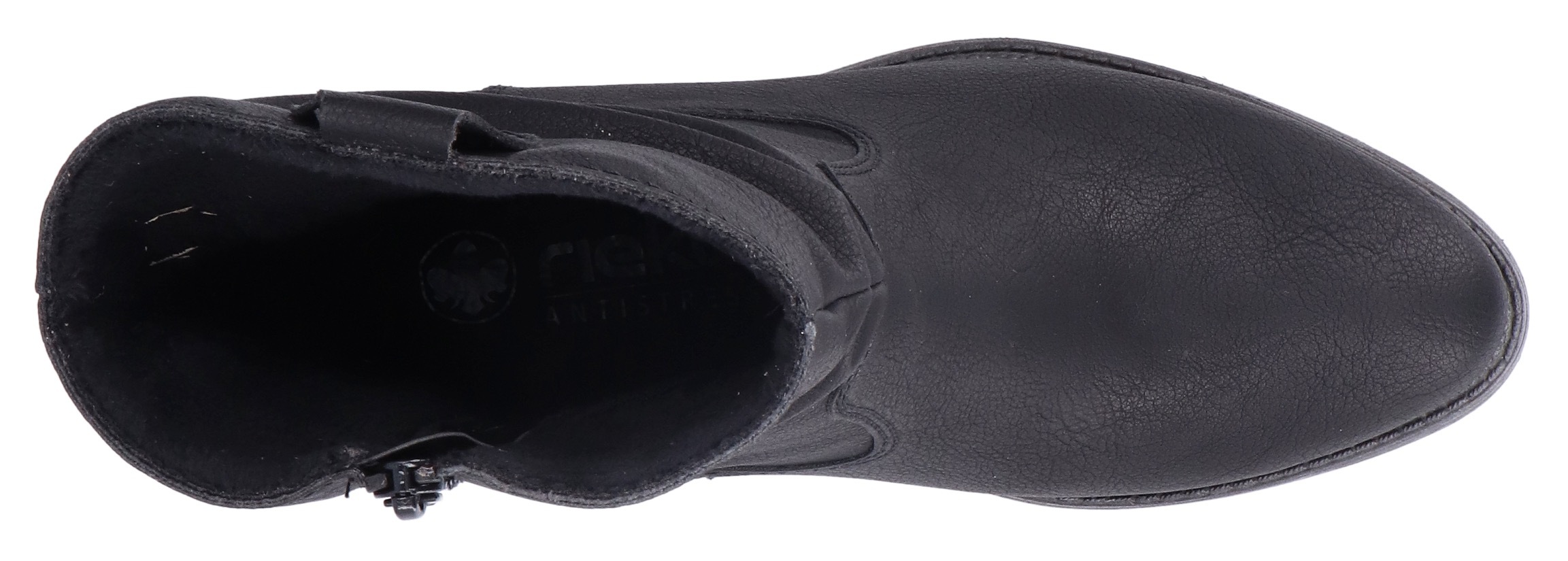 Rieker Westernstiefelette, Cowboyboots, slouchy Schaft, Blockabsatz, mit Innen-Reißverschluss
