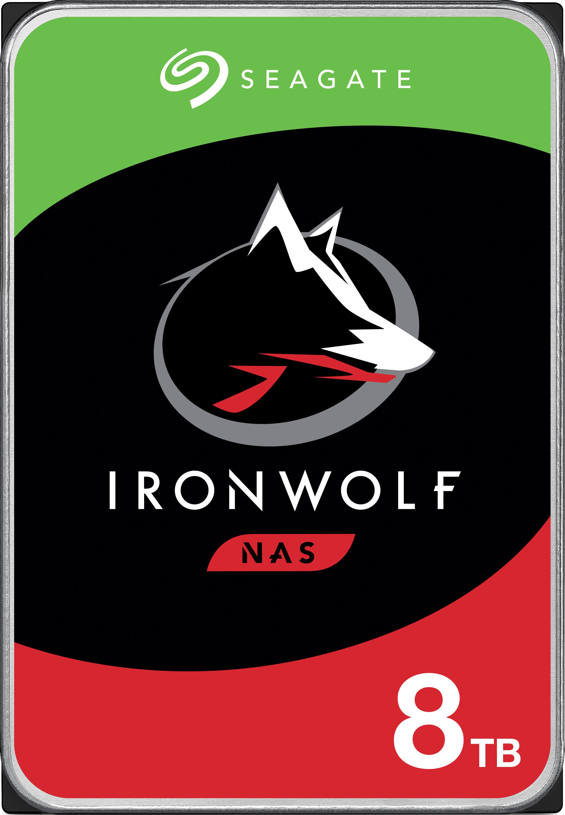 Seagate HDD-NAS-Festplatte »IronWolf«, 3,5 Zoll, Anschluss SATA II