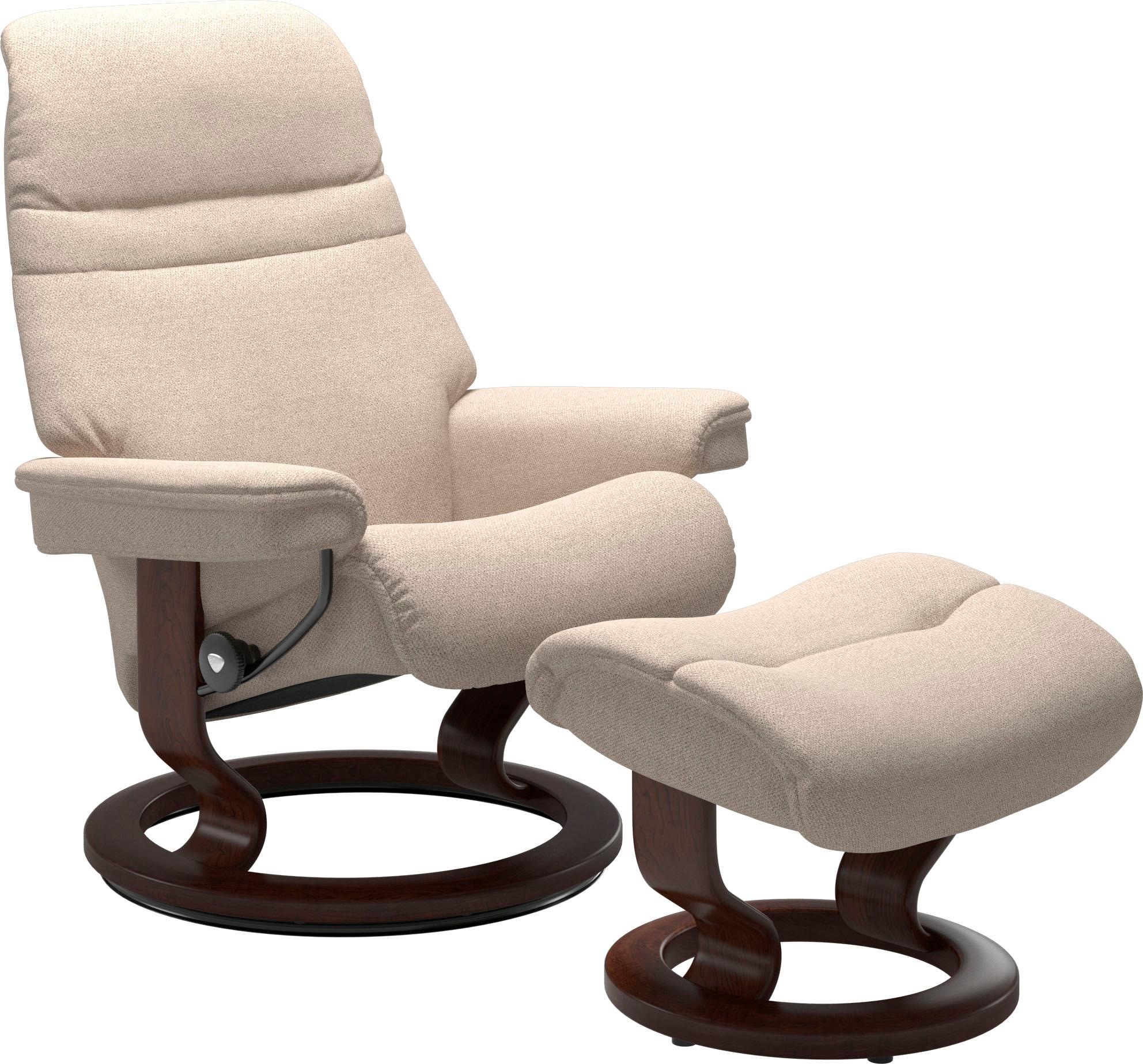 Stressless Relaxsessel "Sunrise", mit Classic Base, Größe M, Gestell Braun günstig online kaufen