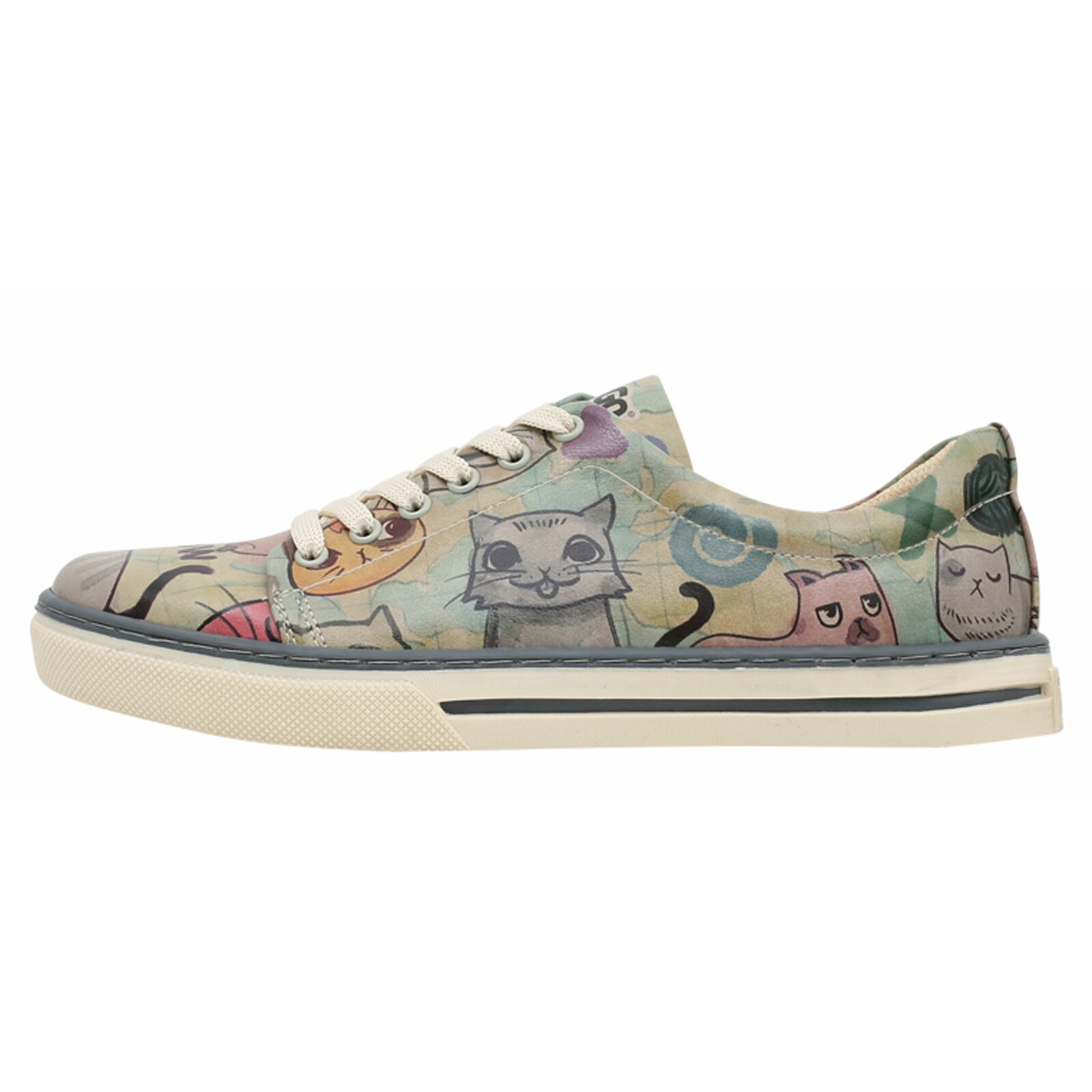 Thumbnail - DOGO Sneaker "Sneaker Cats Of The World Damen Sneaker / Female", Vegan