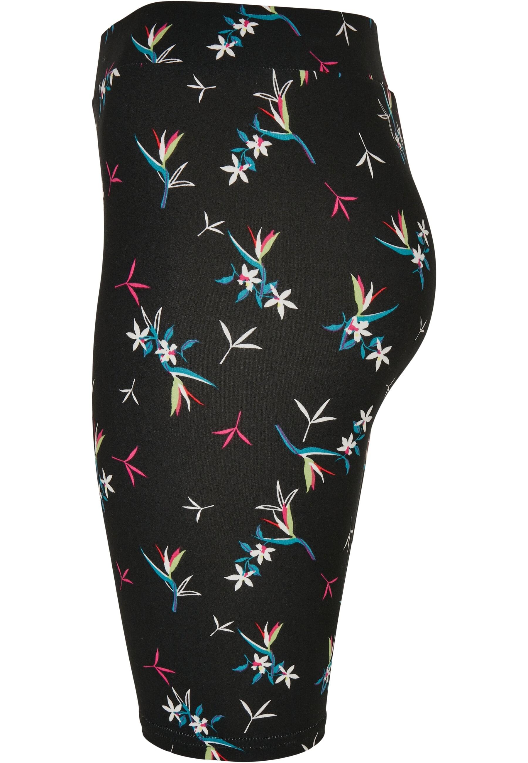 Thumbnail - URBAN CLASSICS Radlerhose "Urban Classics Damen Ladies Soft AOP Cycle Shorts"