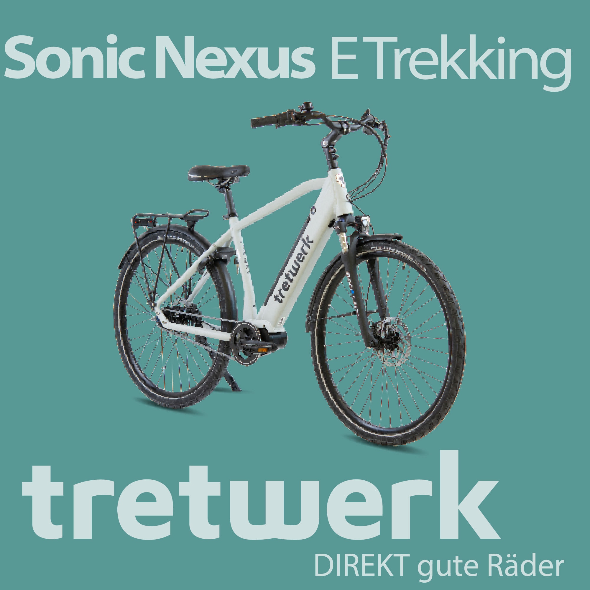 Tretwerk E-Bike »Sonic Nexus«, 7 Gang, Mittelmotor 250 W, Pedelec, Elektrofahrrad für Damen u. Herren