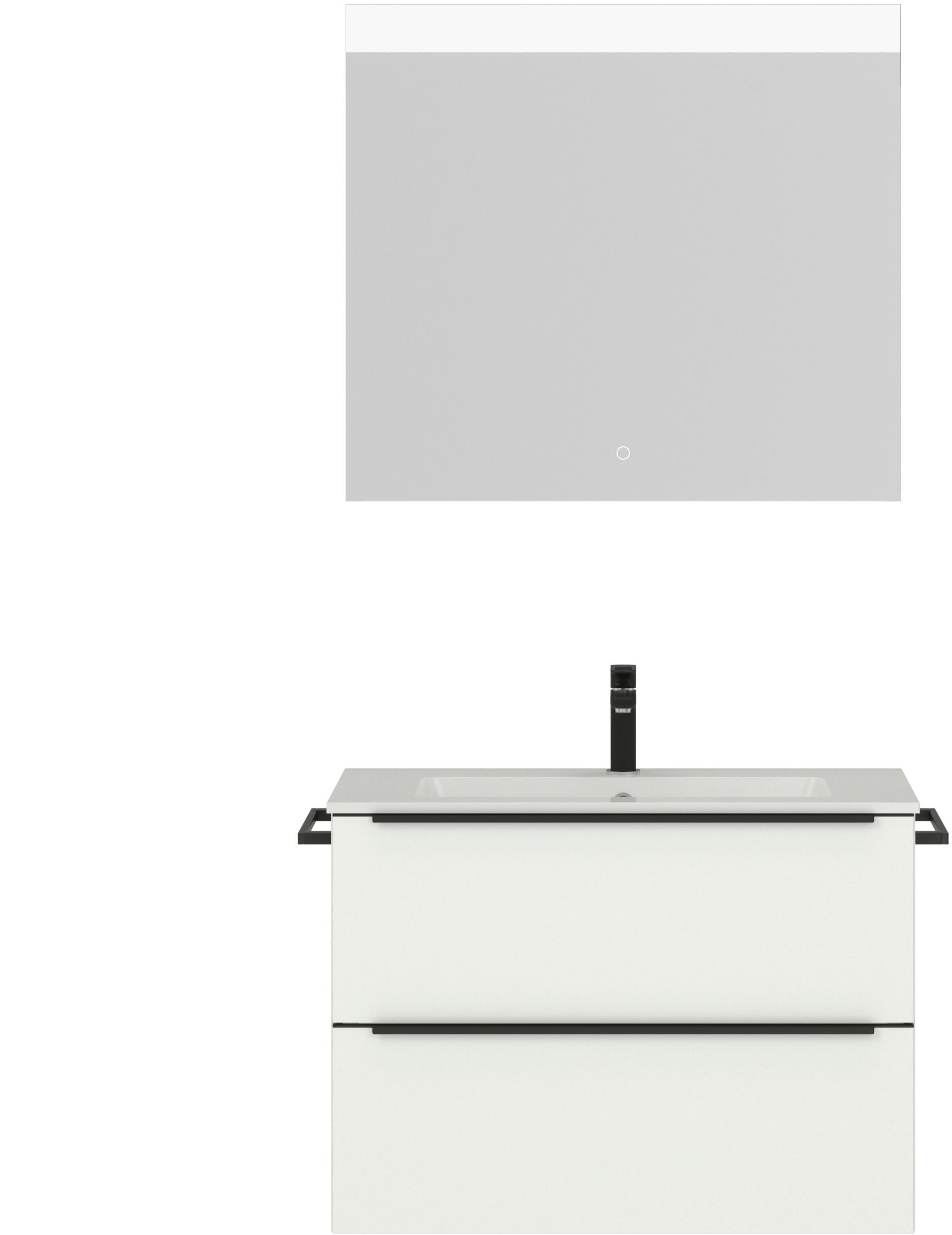 nobilia Badmöbel-Set "Levere" vormontiert, mit Soft-Close, 2 Stk. tlg. günstig online kaufen