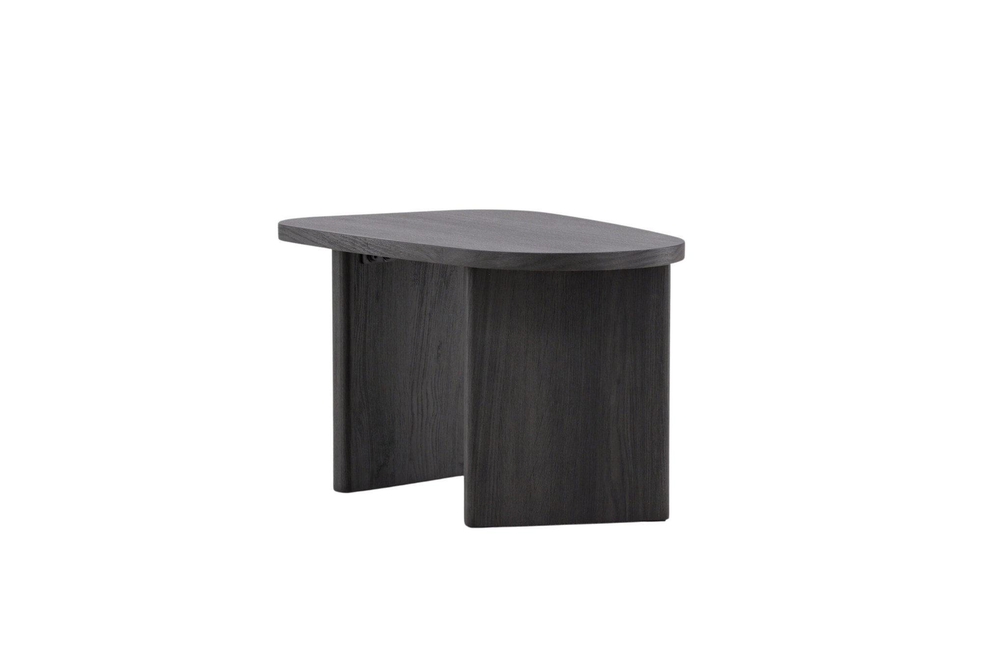 Venture Home Beistelltisch Ablagetisch, MDF, oval, niedrig, kompakt, wohnlich