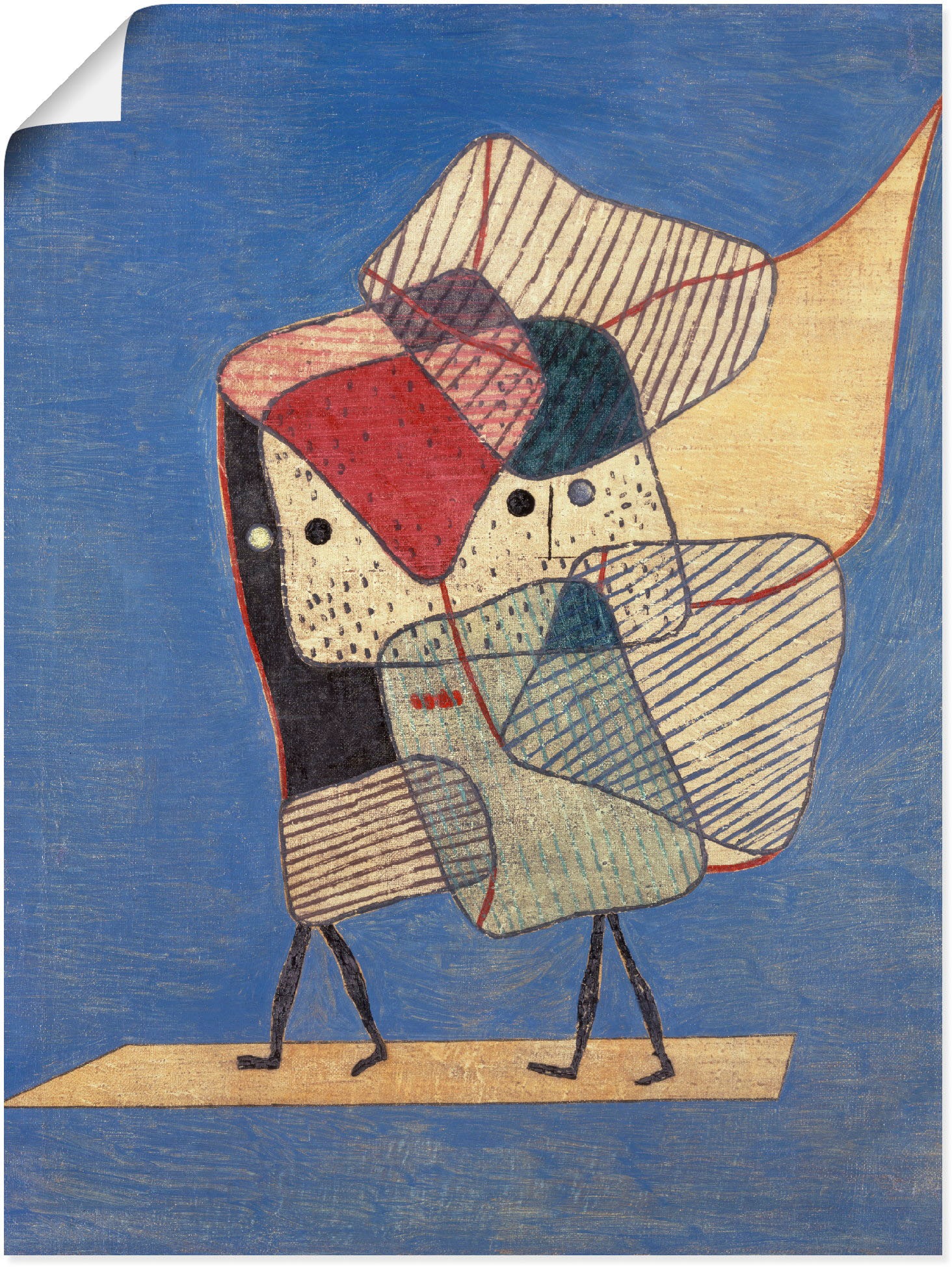 Artland Wandbild »Zwillinge. 1930«, Gegenstandslos, (1 St.), als  Leinwandbild, Wandaufkleber oder Poster in versch. Größen bestellen | BAUR