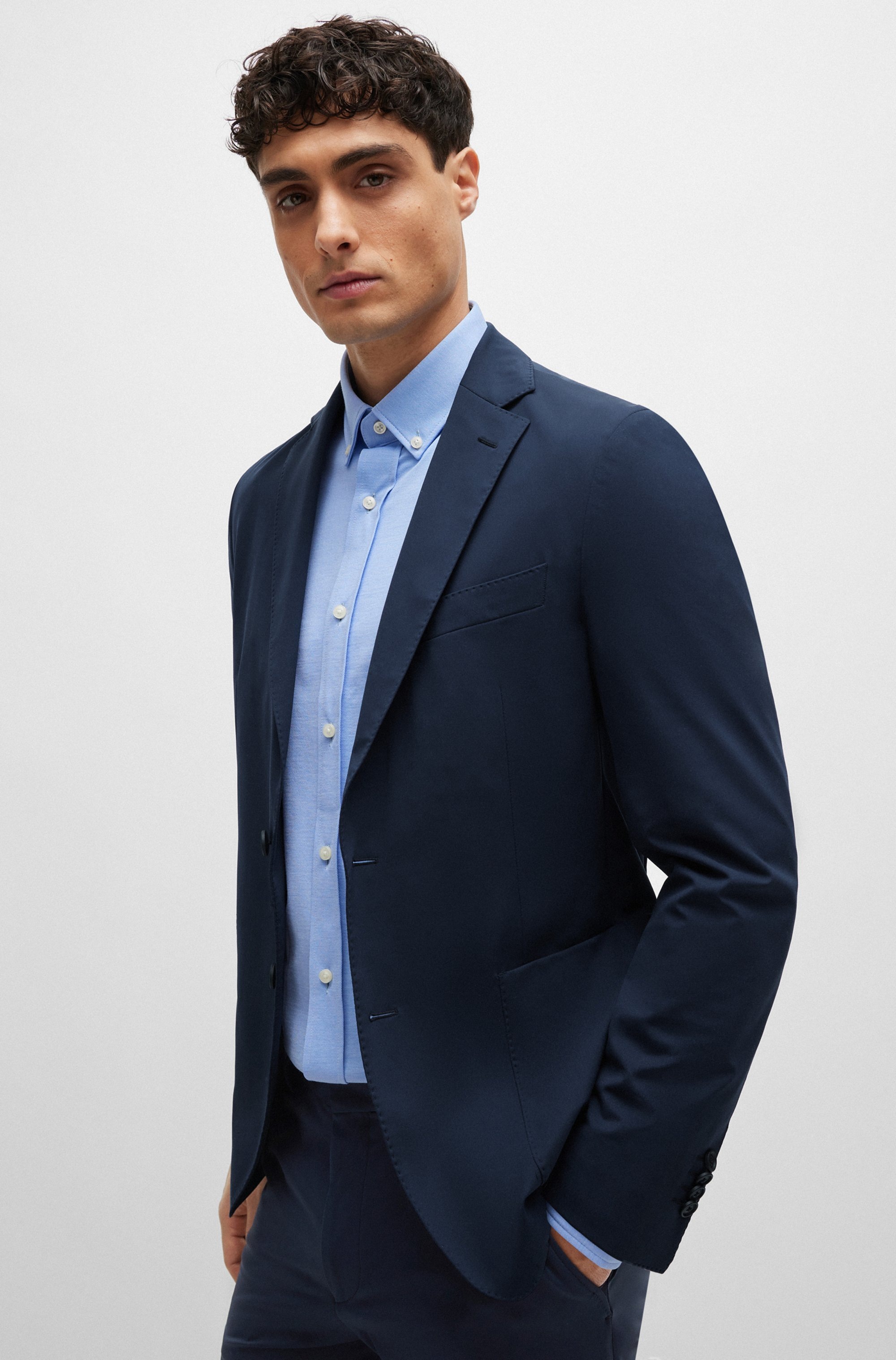 BOSS Businesshemd »JOE« mit Button-Down-Kragen, regular fit
