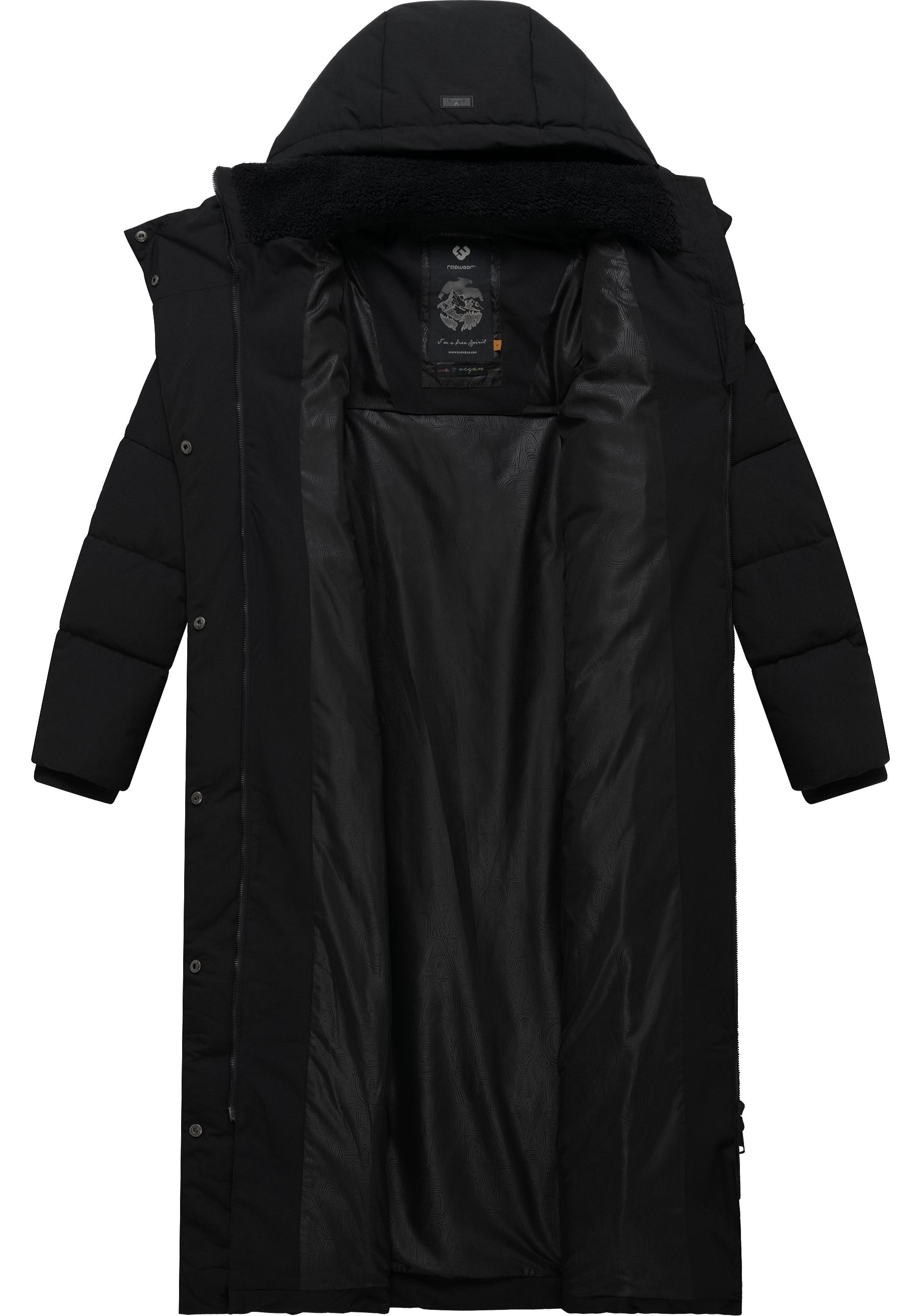 Ragwear Steppmantel »Pavla Extralong« zeitloser, wasserdichter Damen Wintermantel