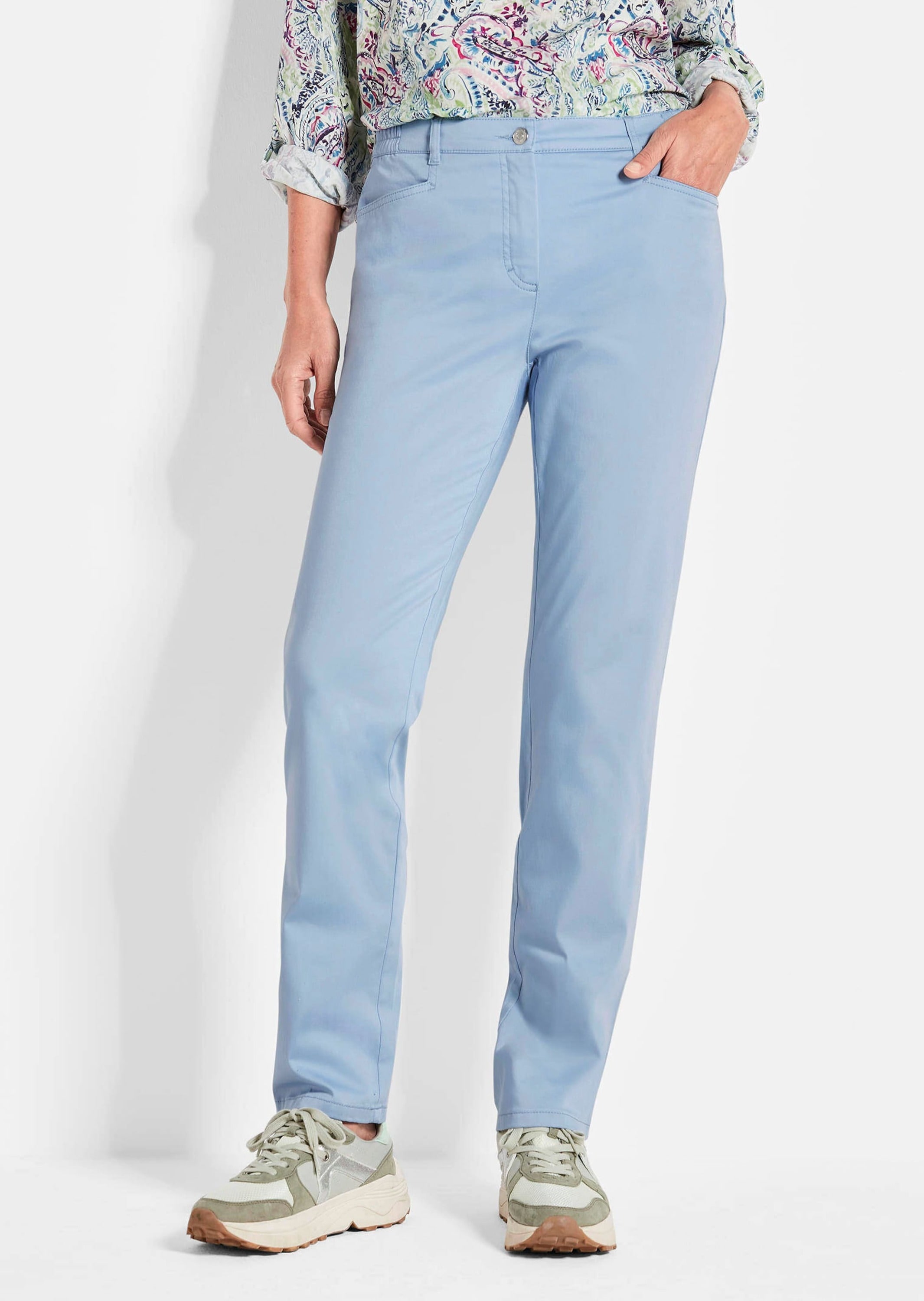 GOLDNER Stoffhose »Baumwollhose CARLA Leichte Baumwoll-Hose CARLA«