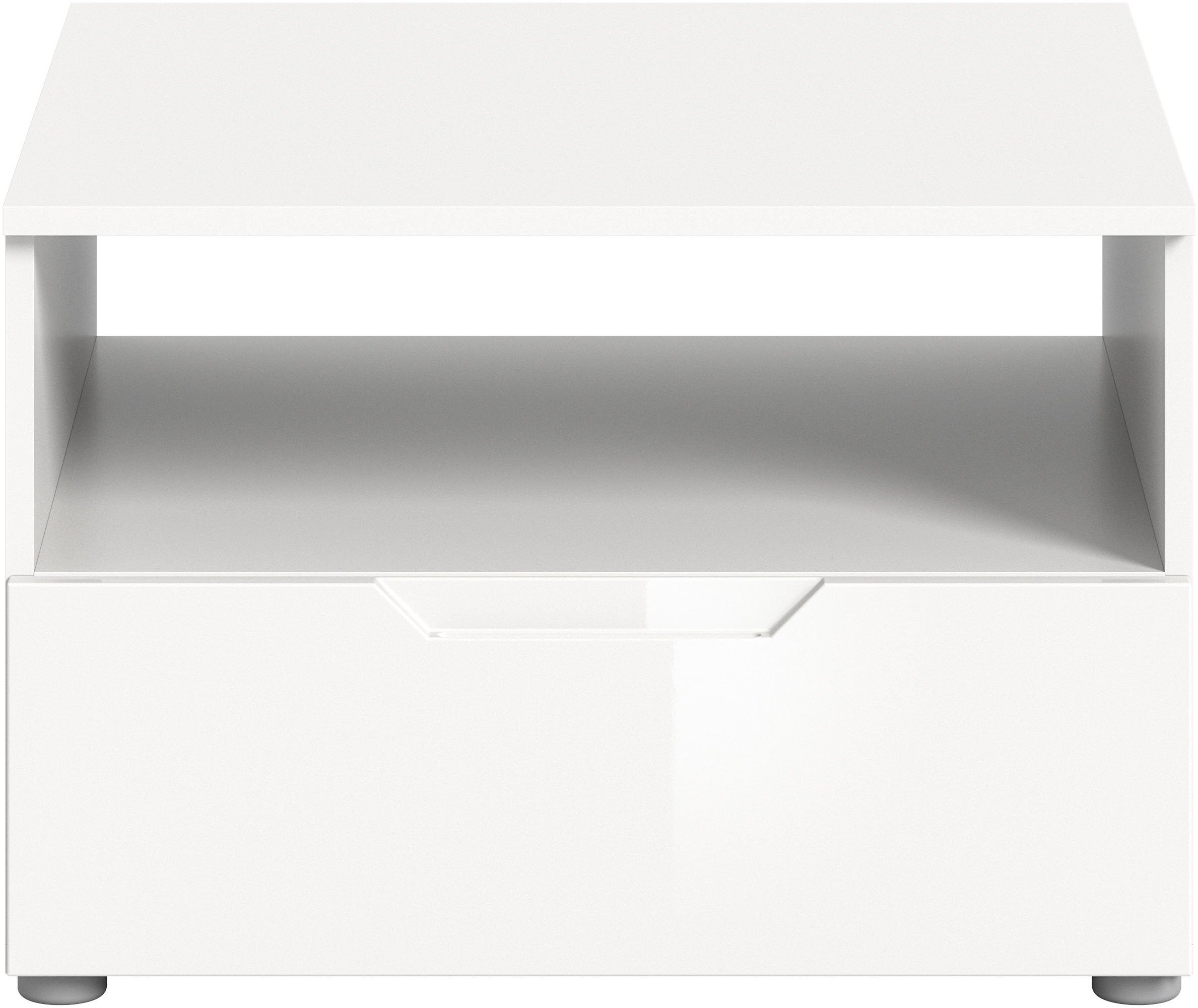 Home affaire Couchtisch "CAPRI, Höhe 66cm, 1 Schubkasten, 1 offenes Ablagef günstig online kaufen