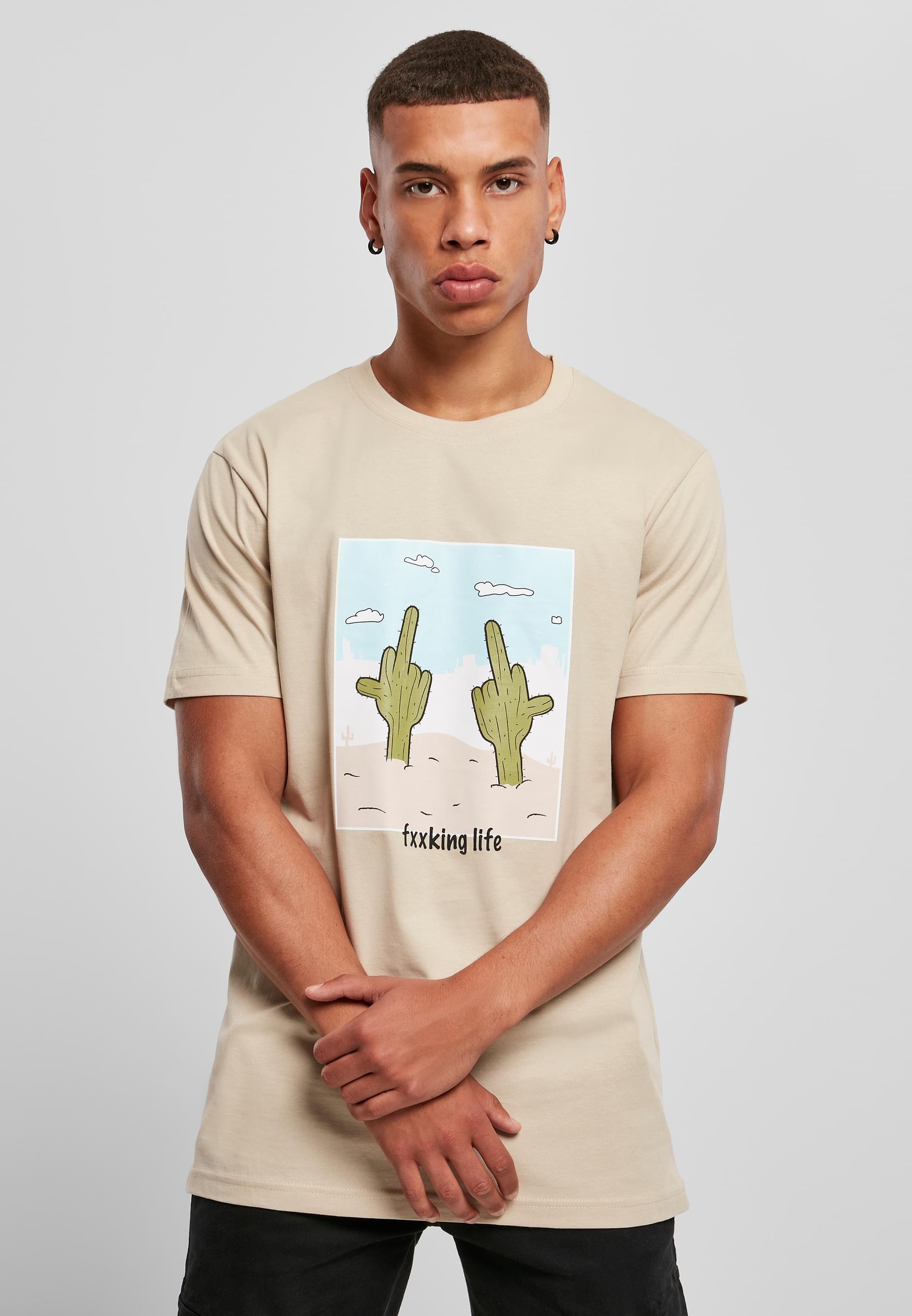 MisterTee T-Shirt »MisterTee Herren Fucking Life Tee«, (1 tlg.)