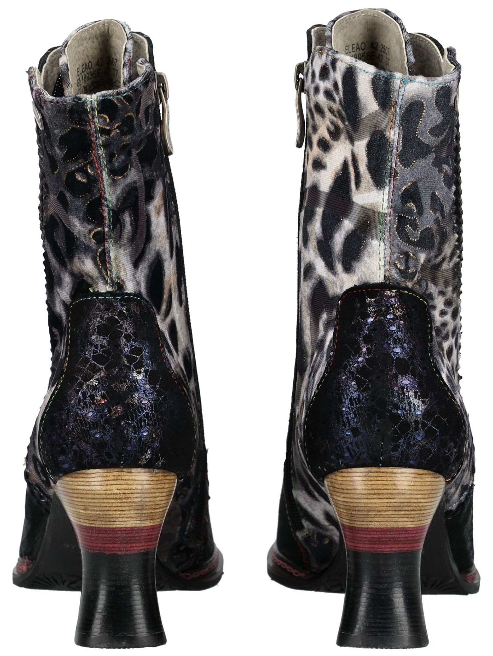 LAURA VITA Schnürstiefelette »LAURA VITA Stiefelette Leder/Textil«