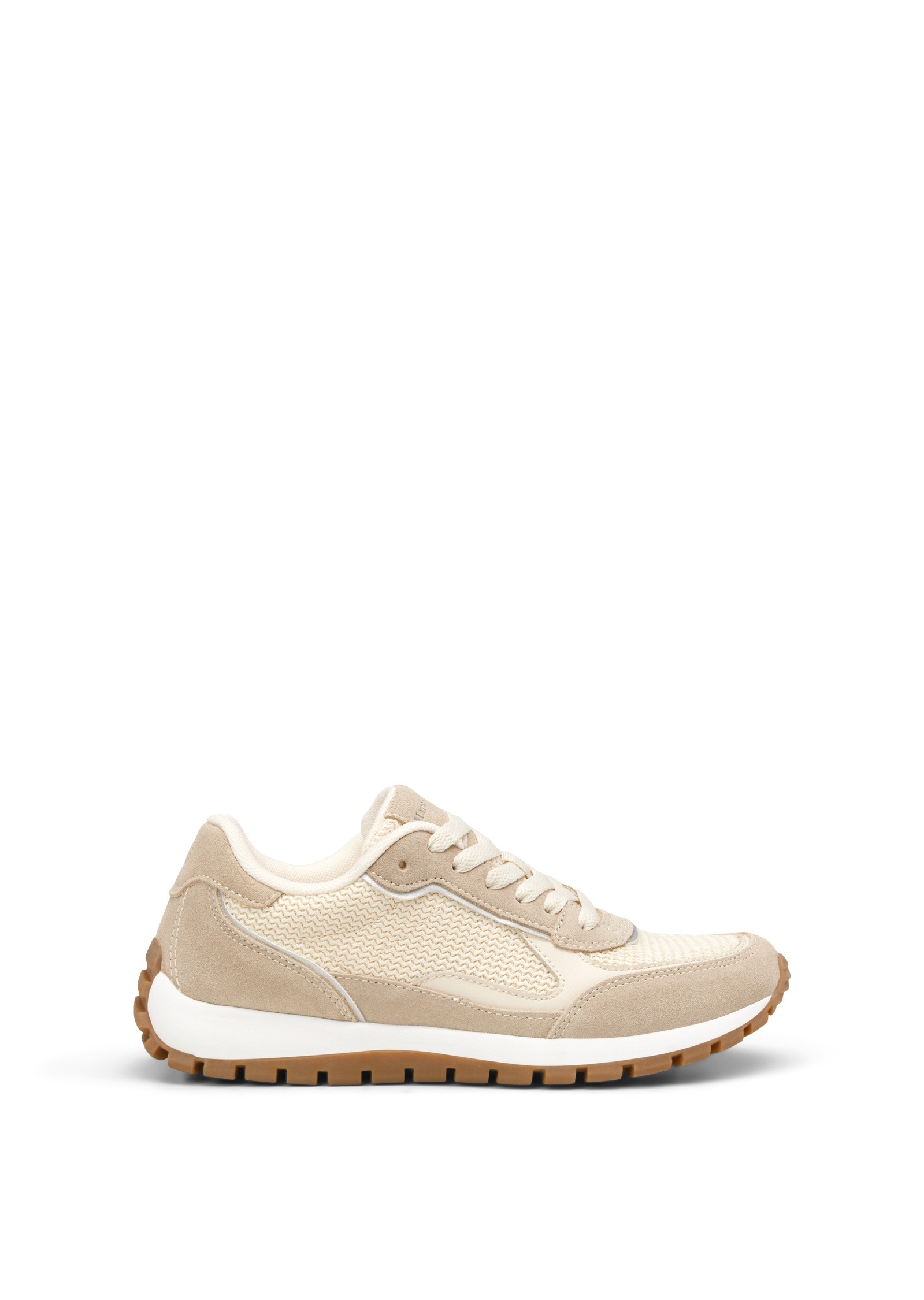 Marc O'Polo Sneaker »aus Rindleder mit Strickeinsatz«