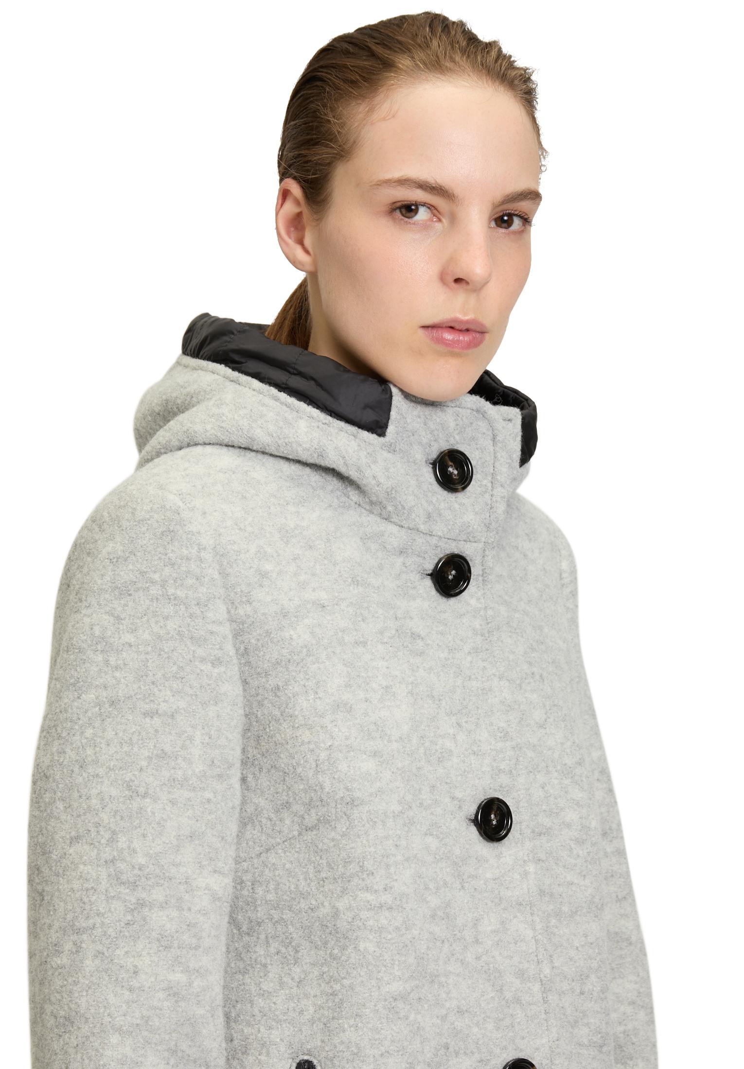 Gil Bret Wolljacke »Gil Bret Damen Wolljacke mit Kapuze«, mit Kapuze