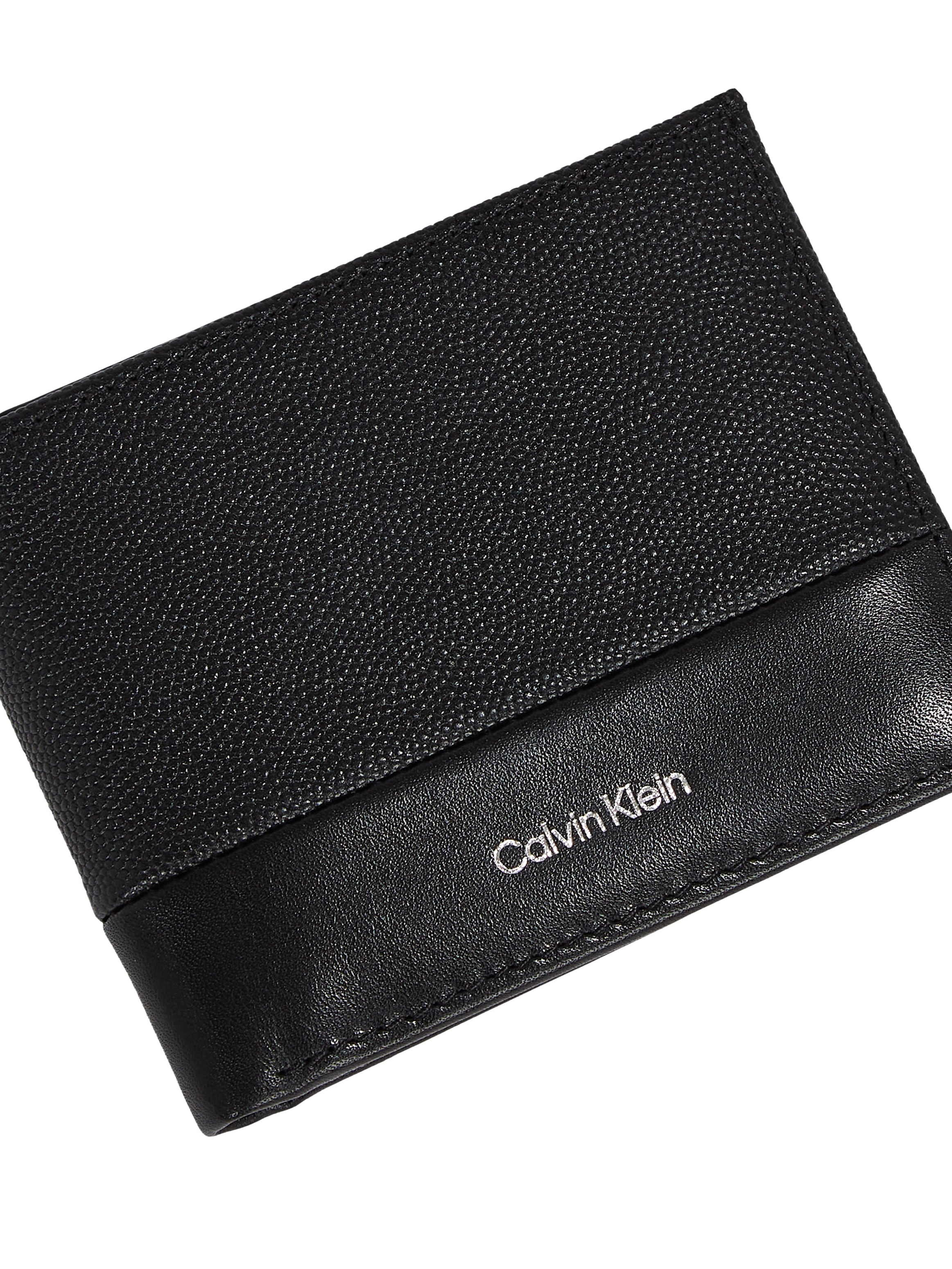Calvin Klein Geldbörse »CK MUST BIFOLD 5CC W/COIN«, Portemonnaie, Geldbeutel Herren aus Leder
