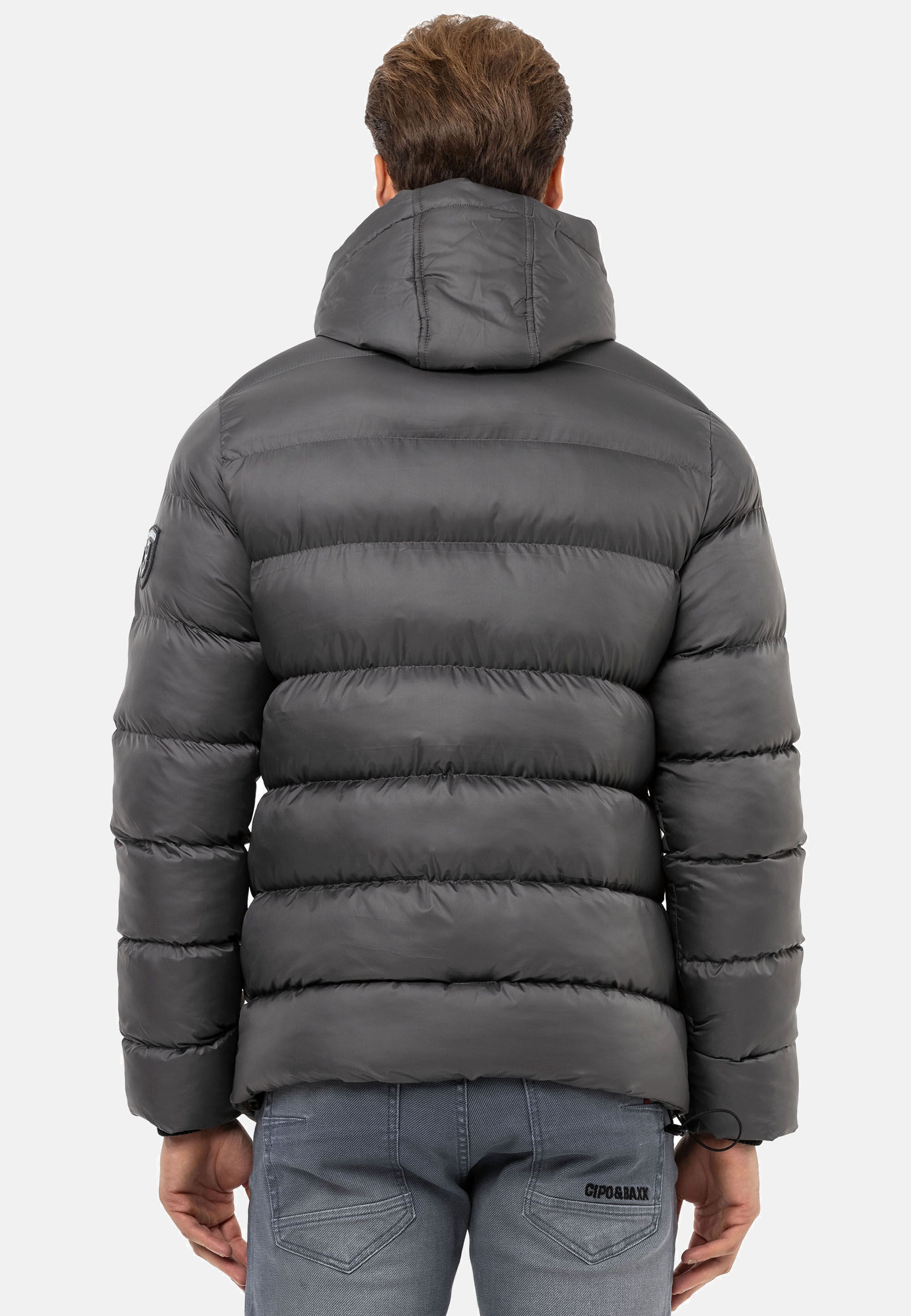 Cipo & Baxx Winterjacke »Jacke«, mit Kapuze, im Steppdesign