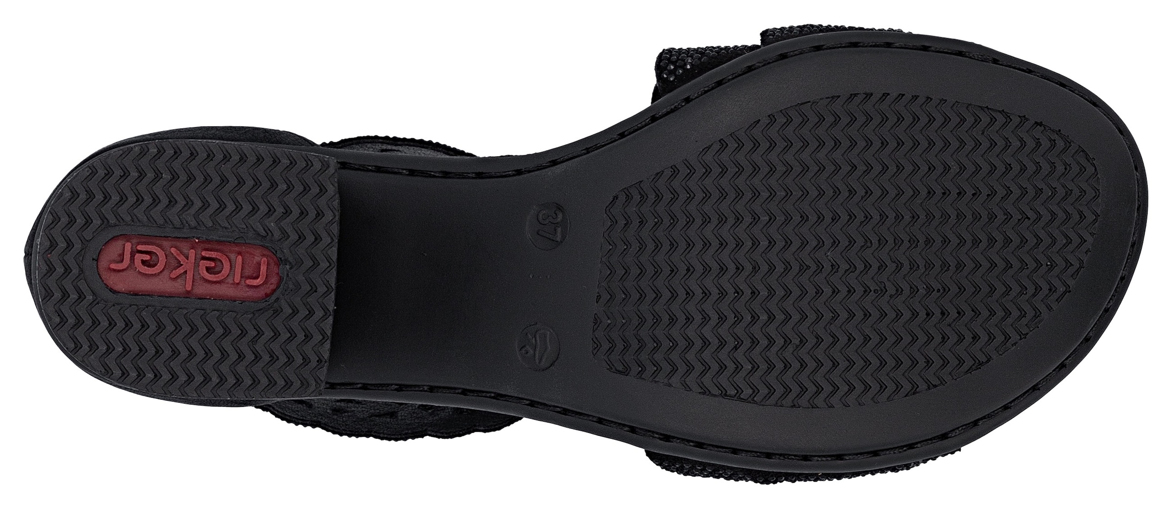 Rieker Sandalette  Festtagsschuh, Blockabsatz, mit praktischem Klettverschluss