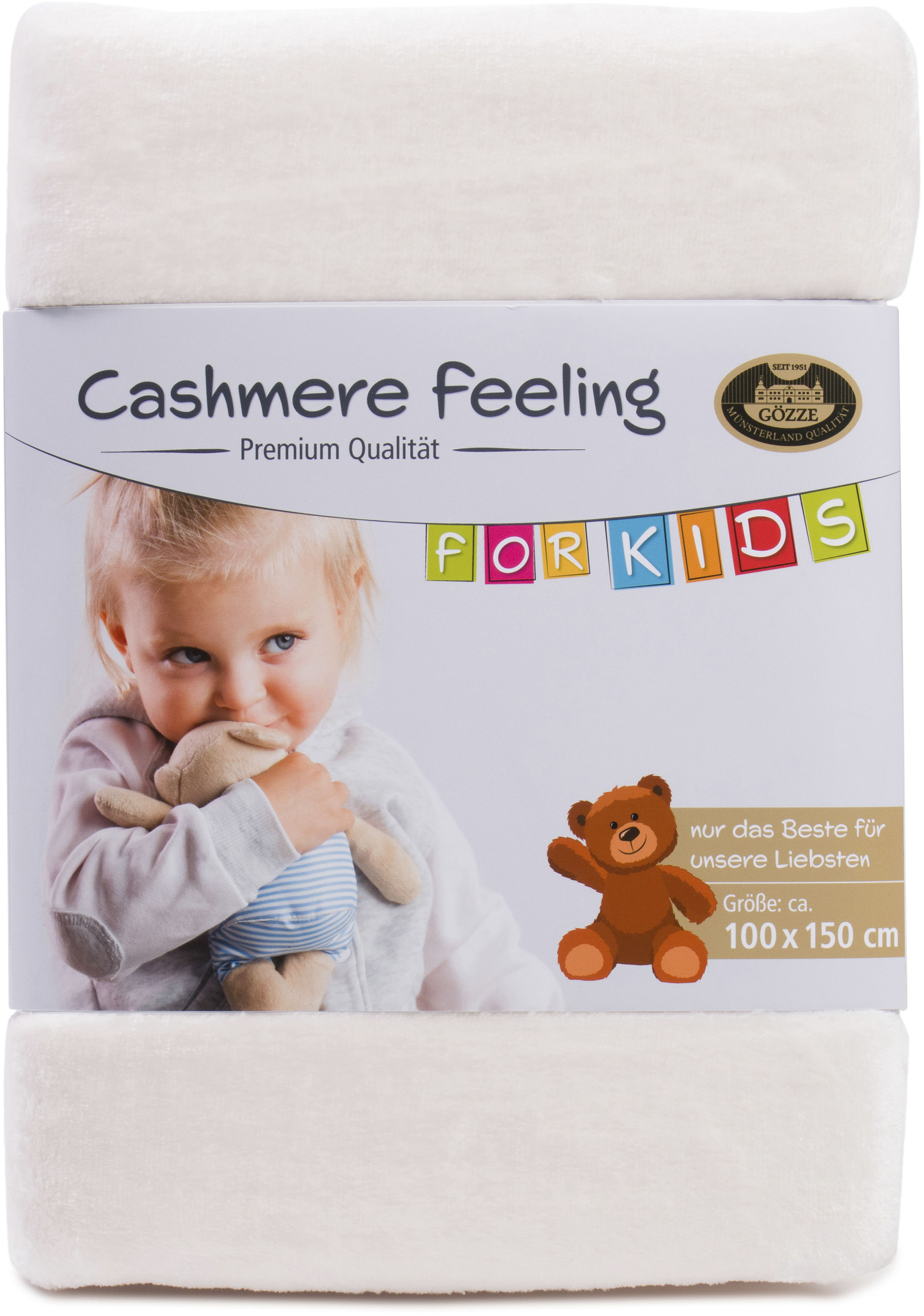 Thumbnail - Gözze Kinderdecke "Premium Cashmerefeeling" kuschelig warm