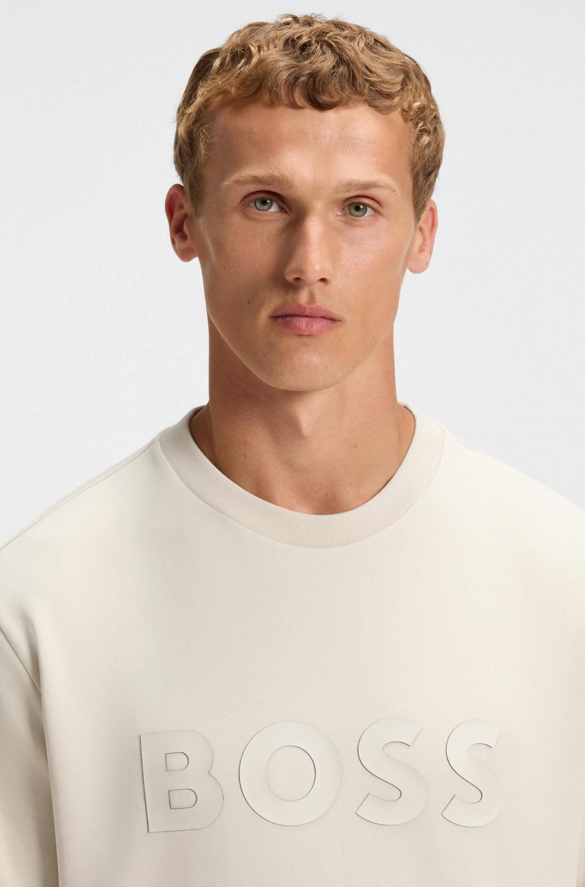 BOSS GREEN Sweatshirt »Salbo«, mit Logodruck